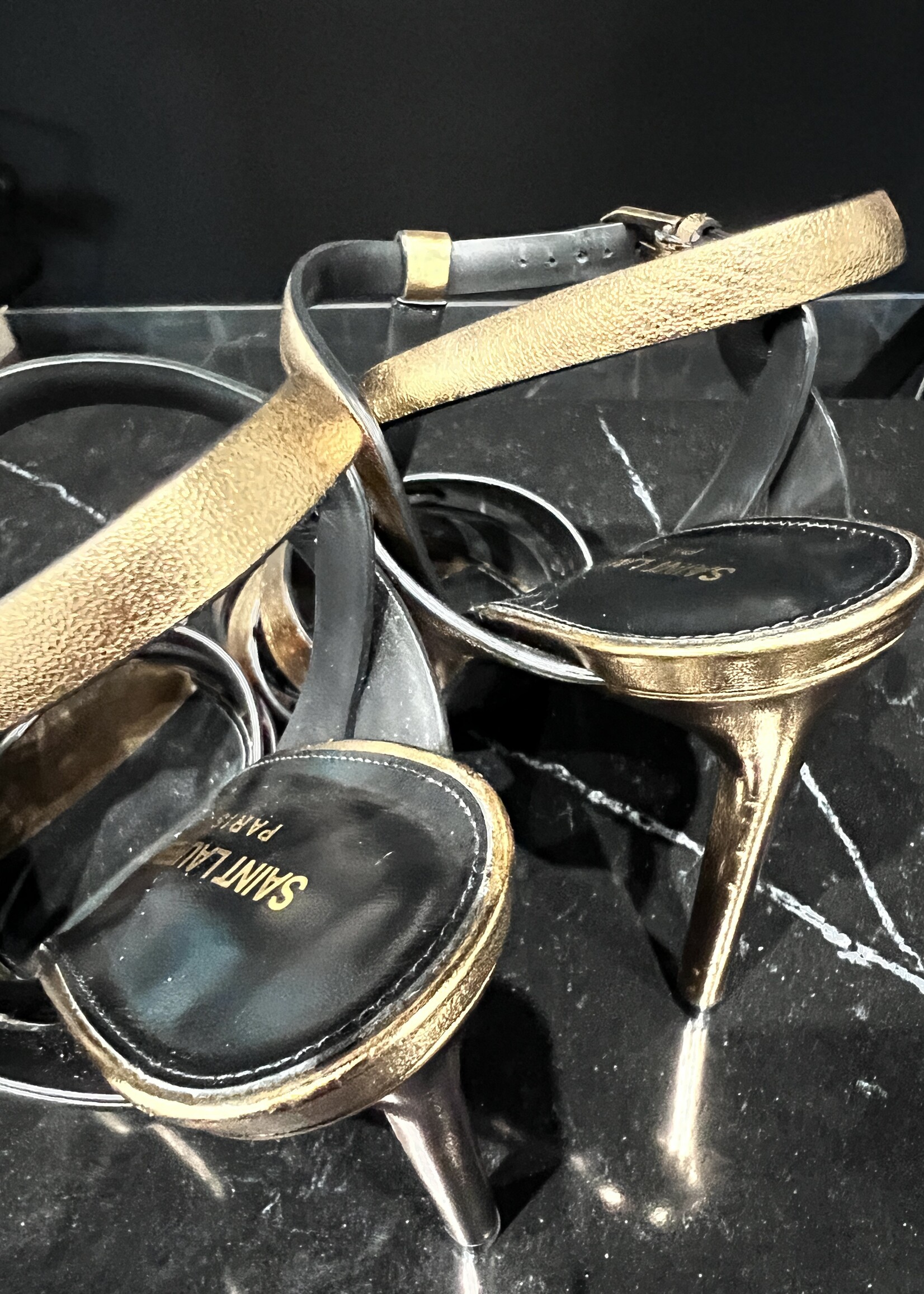 Saint Laurent SOLD - Saint Laurent Tribute Gold 39