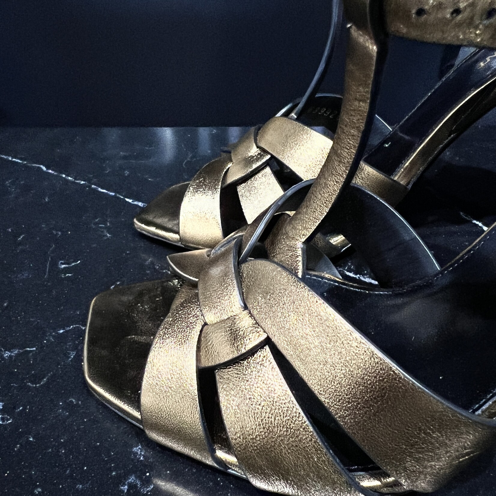 Saint Laurent SOLD - Saint Laurent Tribute Gold 39
