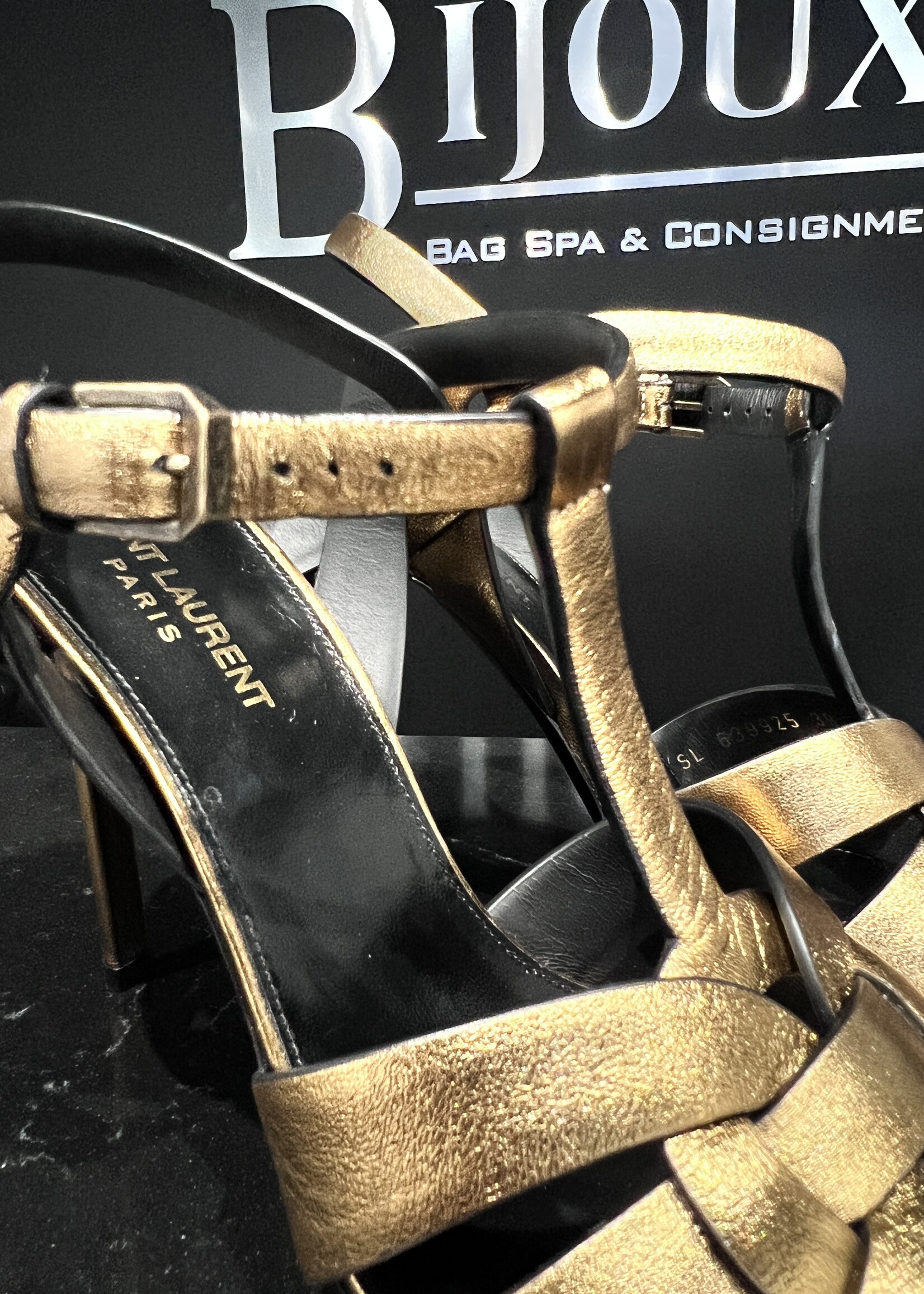 Saint Laurent SOLD - Saint Laurent Tribute Gold 39