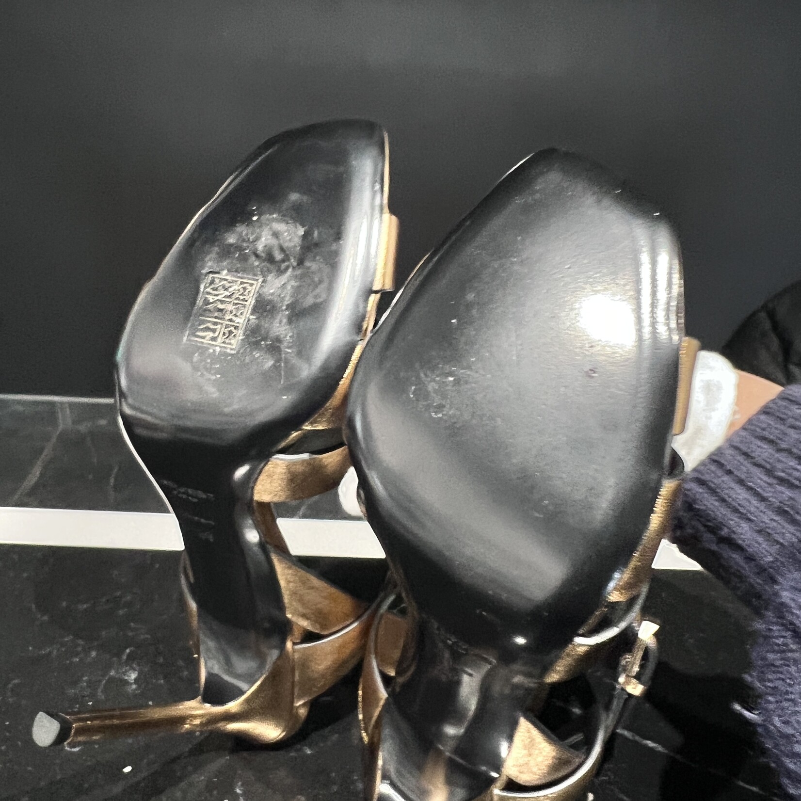 Saint Laurent SOLD - Saint Laurent Tribute Gold 39