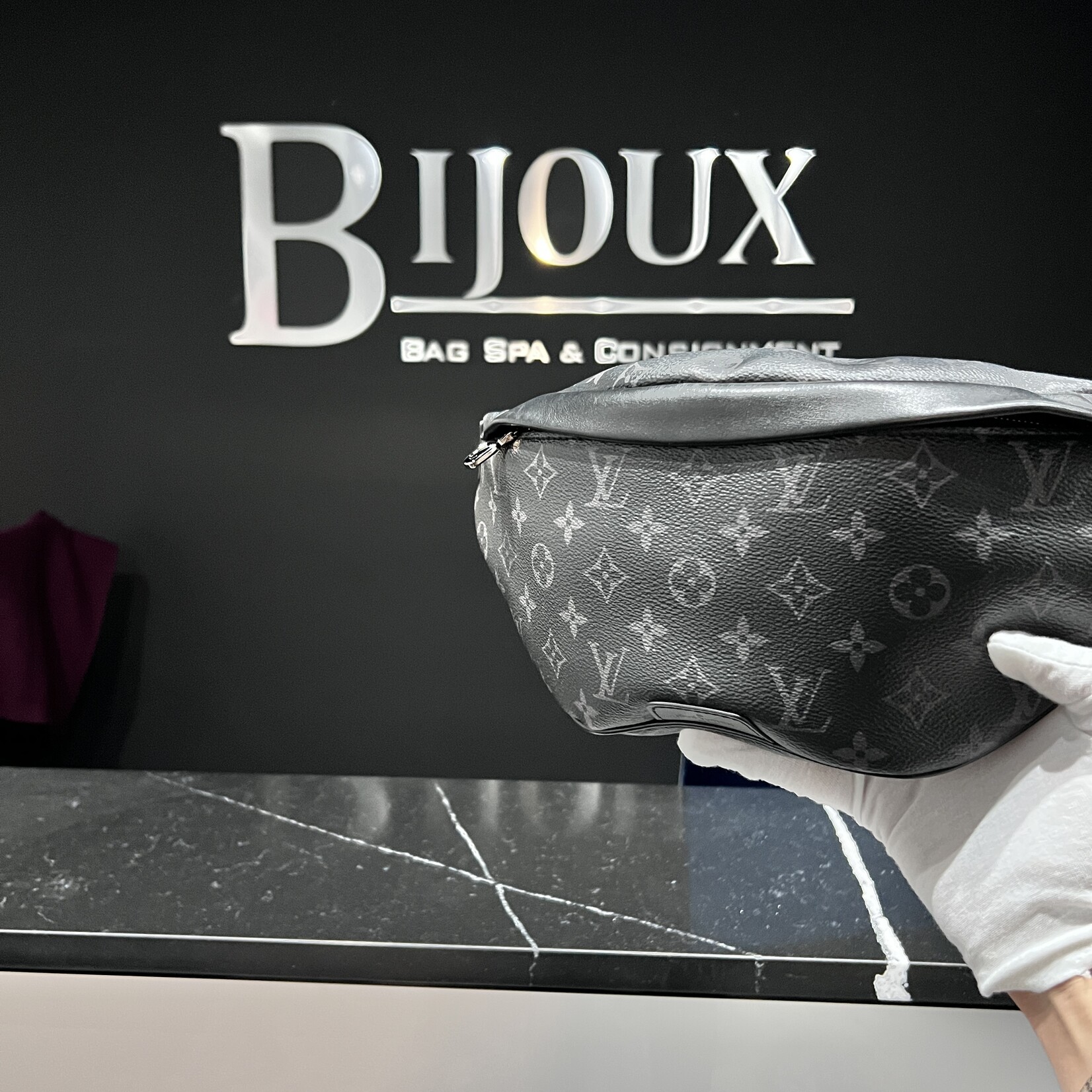 Louis Vuitton SOLD - Louis Vuitton Eclipse Monogram Bum Bag