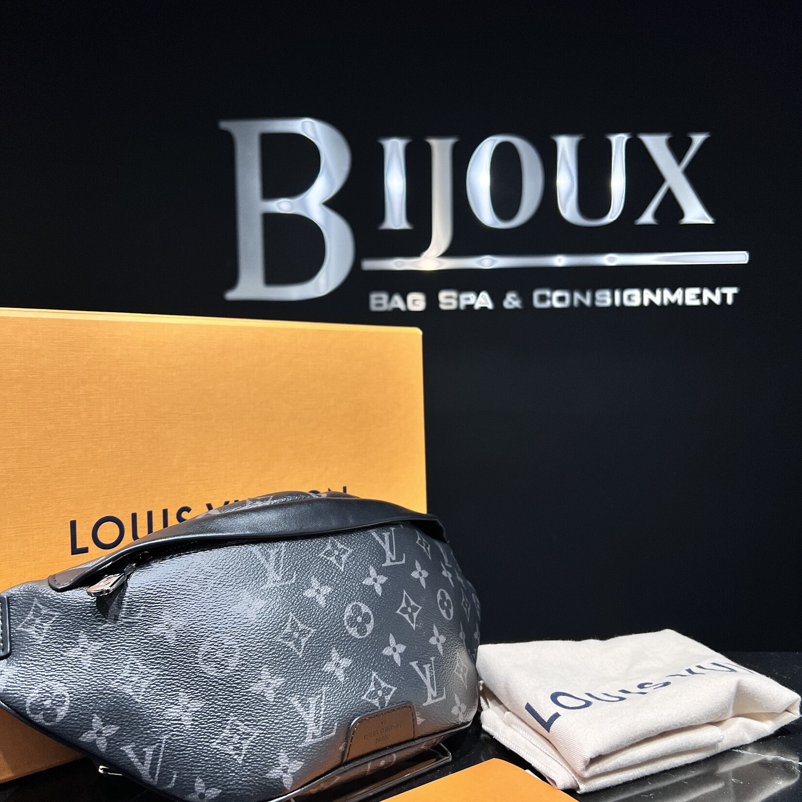 Louis Vuitton SOLD - Louis Vuitton Eclipse Monogram Bum Bag