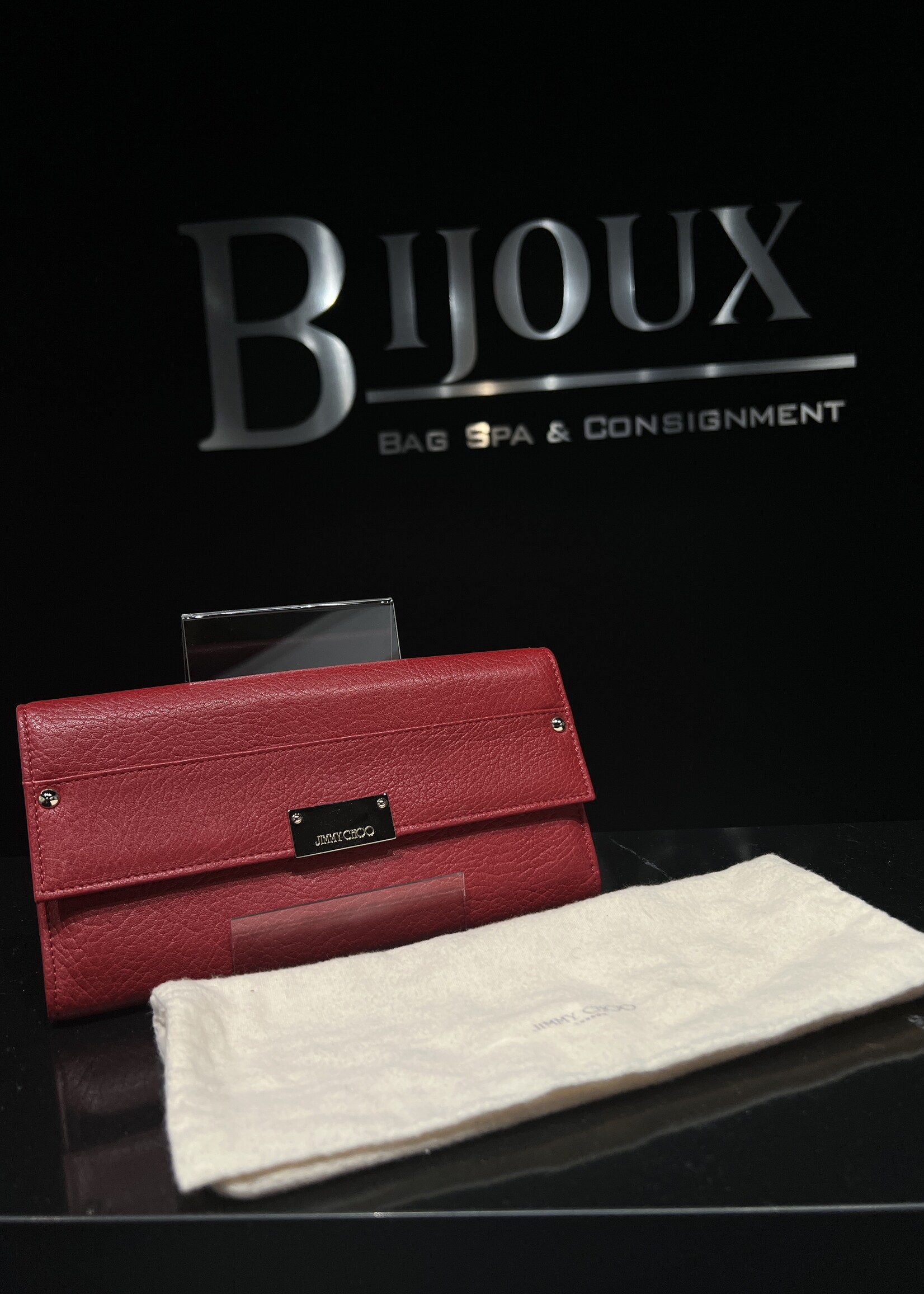 Jimmy Choo Jimmy Choo Red Clutch