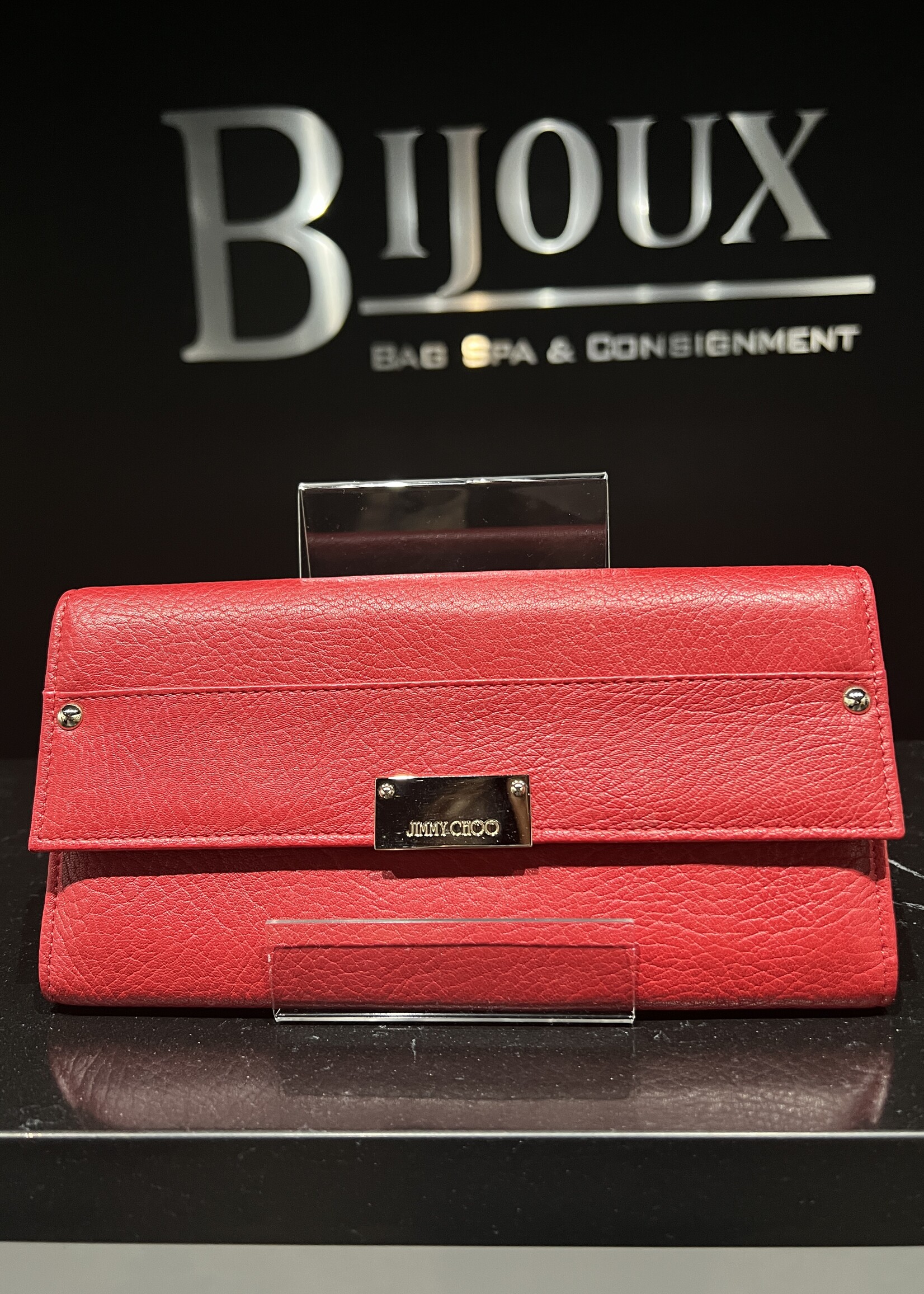 Jimmy Choo Jimmy Choo Red Clutch