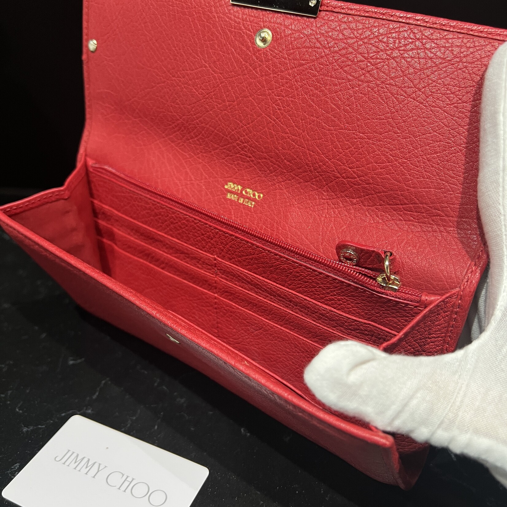 Jimmy Choo Jimmy Choo Red Clutch