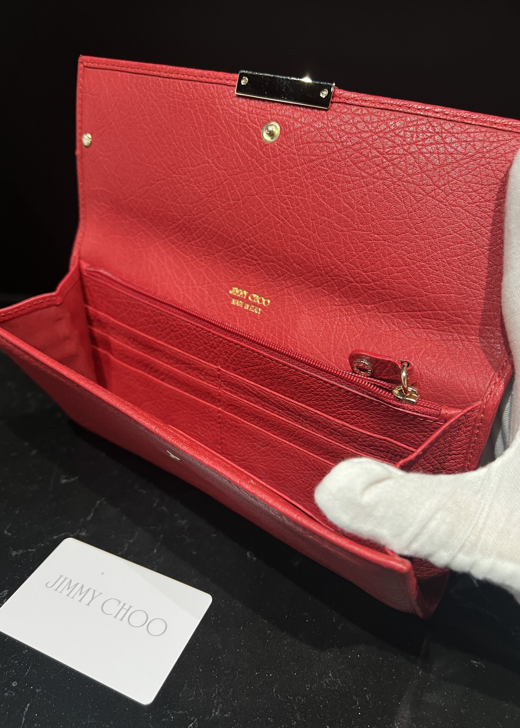 Jimmy Choo Jimmy Choo Red Clutch