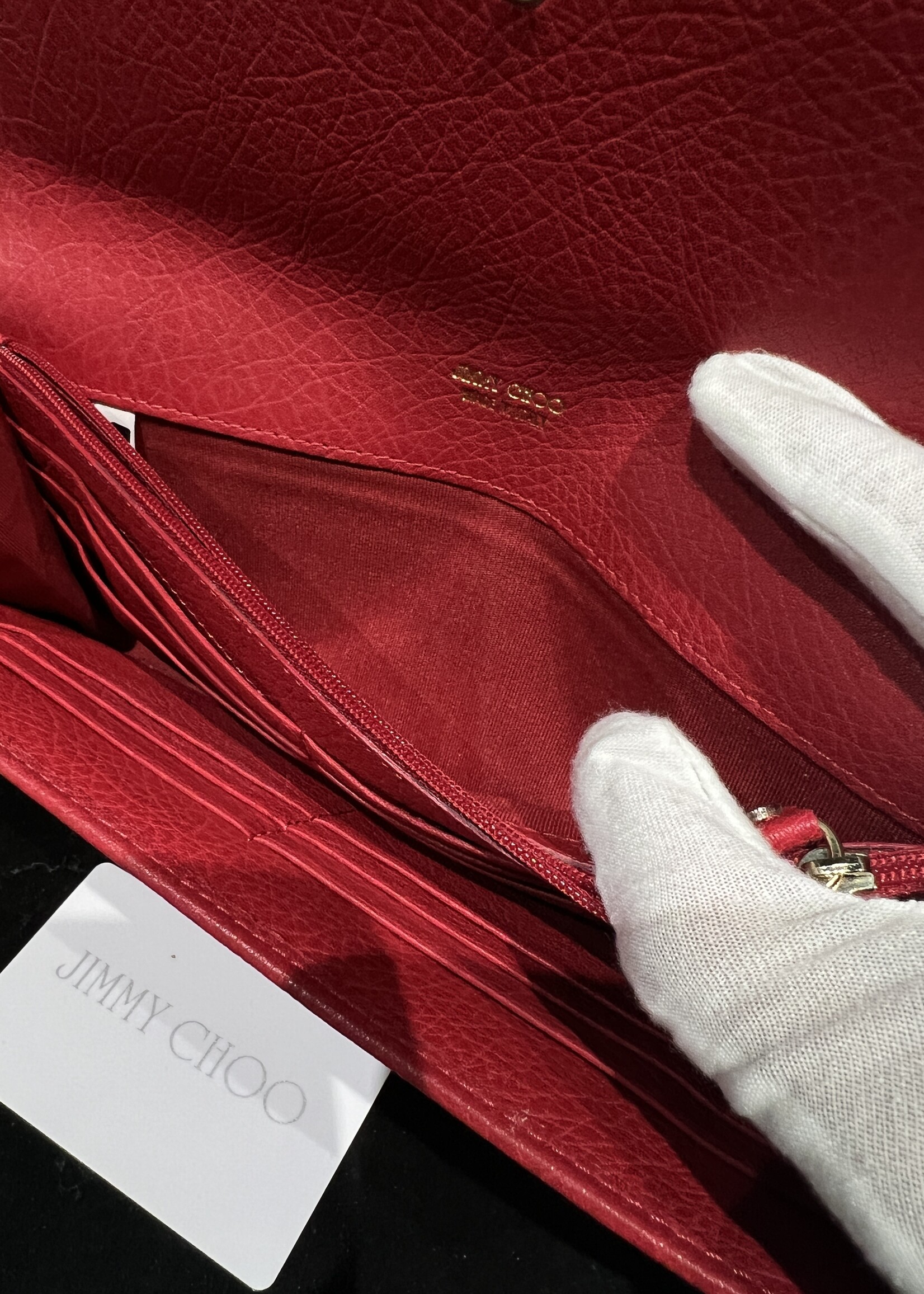 Jimmy Choo Jimmy Choo Red Clutch