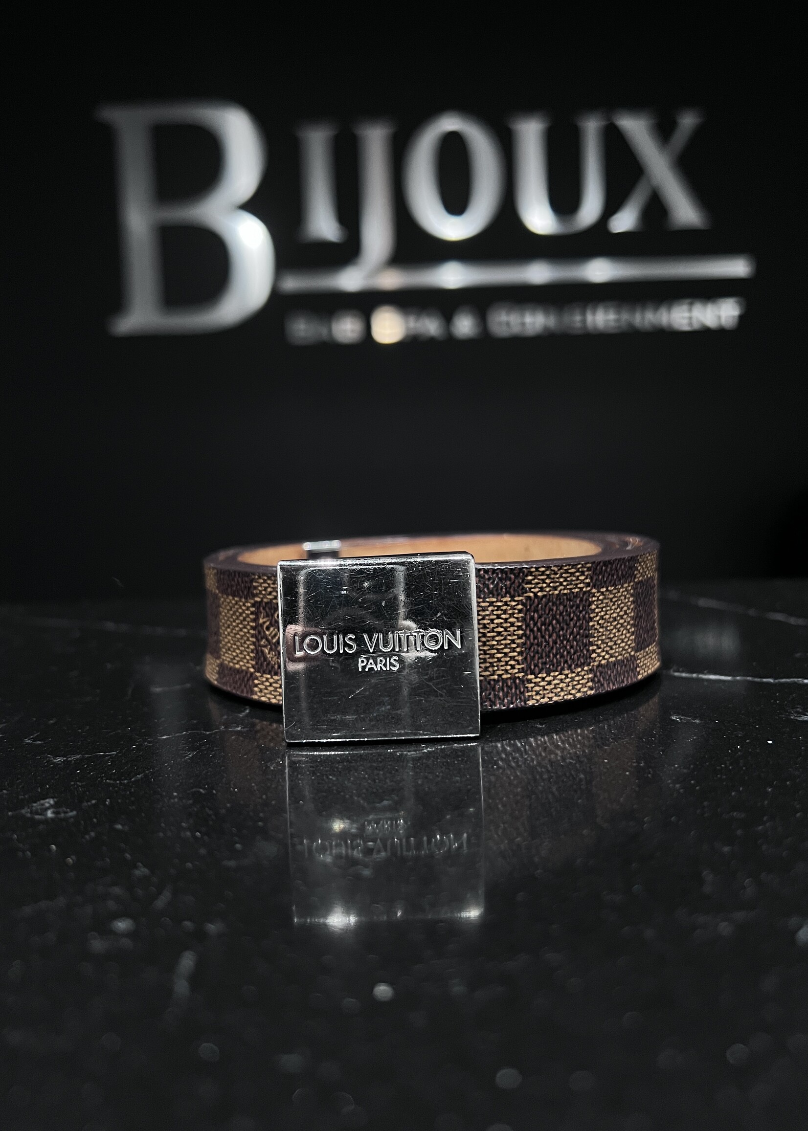 Louis Vuitton Louis Vuitton Ceinture Damier Ebene Belt