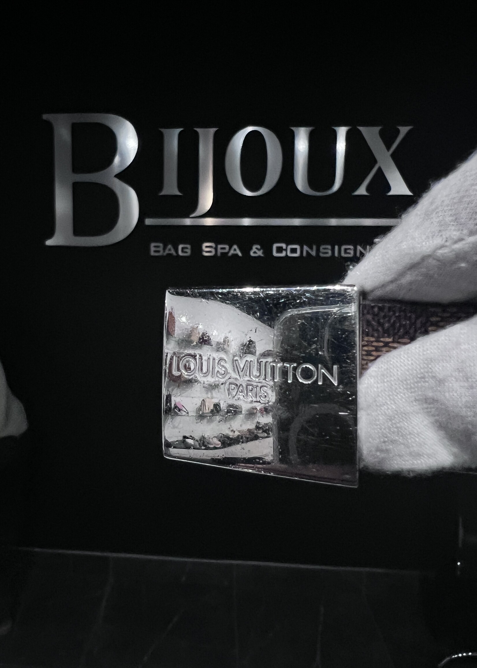 Louis Vuitton Louis Vuitton Ceinture Damier Ebene Belt