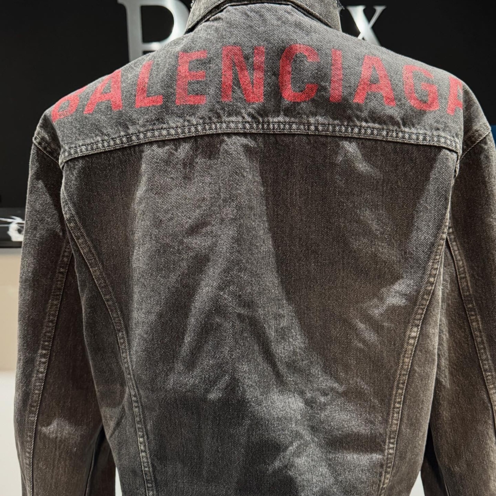 Balenciaga SOLD - Balenciaga Distressed Denim Jacket