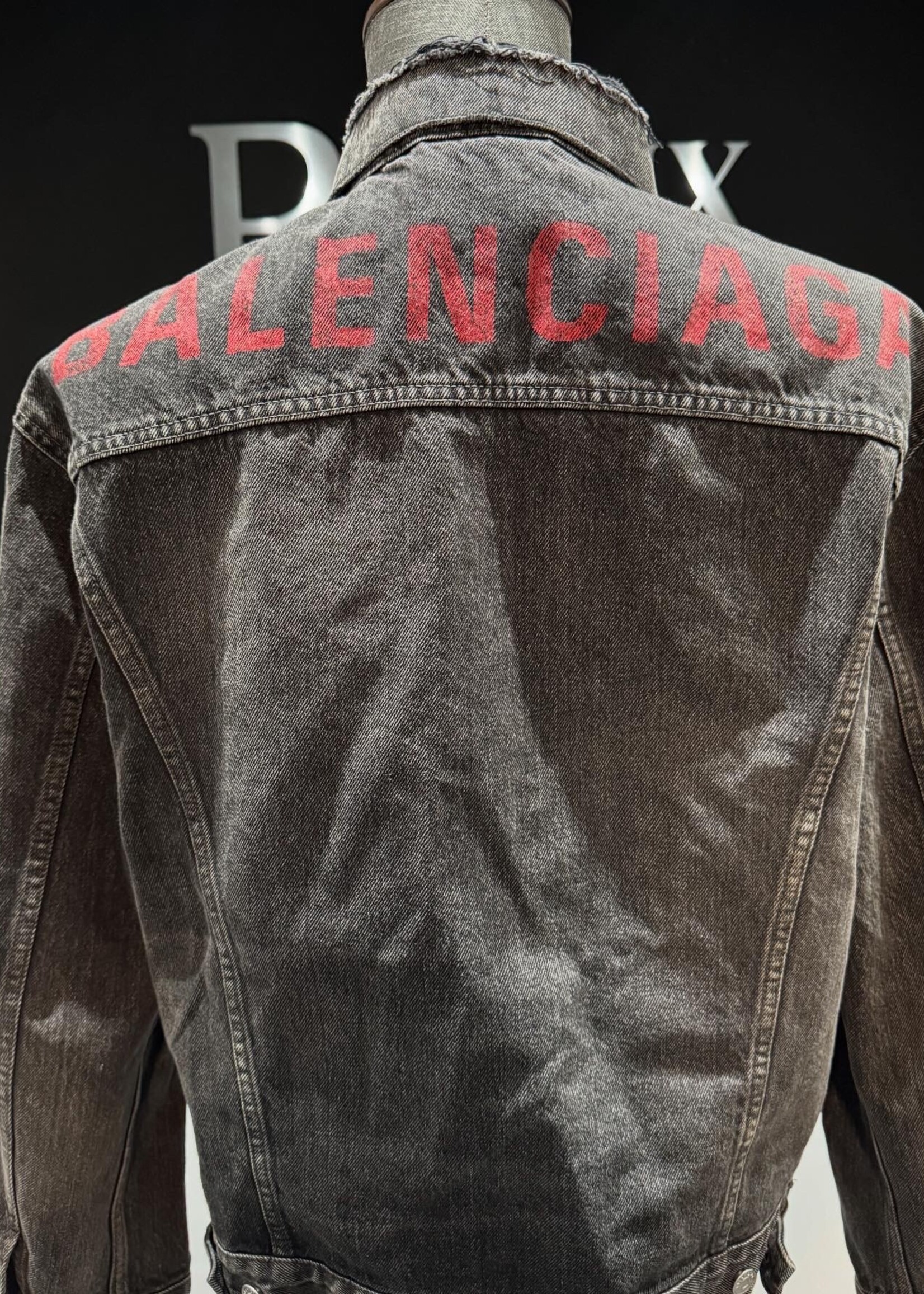 Balenciaga SOLD - Balenciaga Distressed Denim Jacket