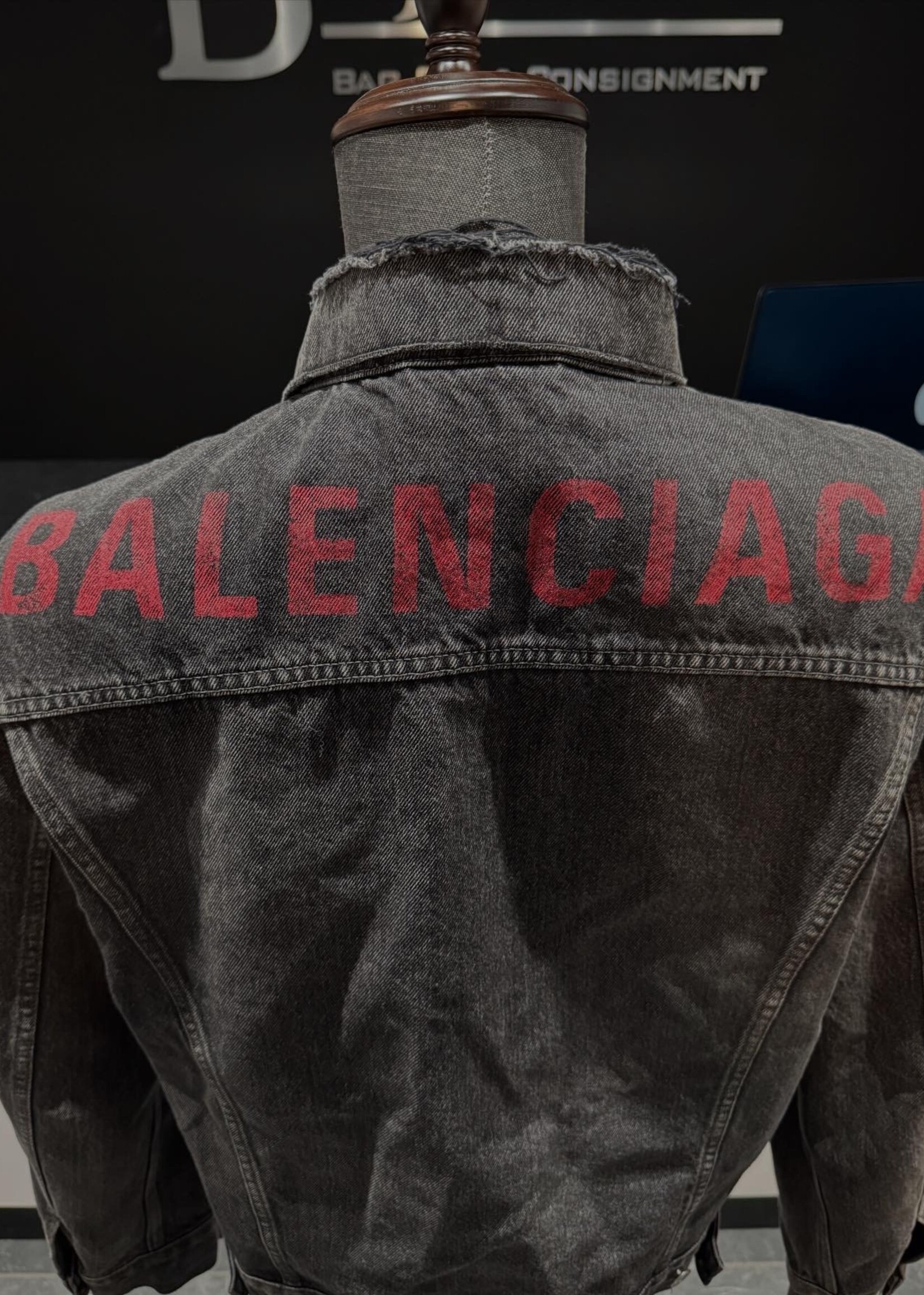 Balenciaga SOLD - Balenciaga Distressed Denim Jacket