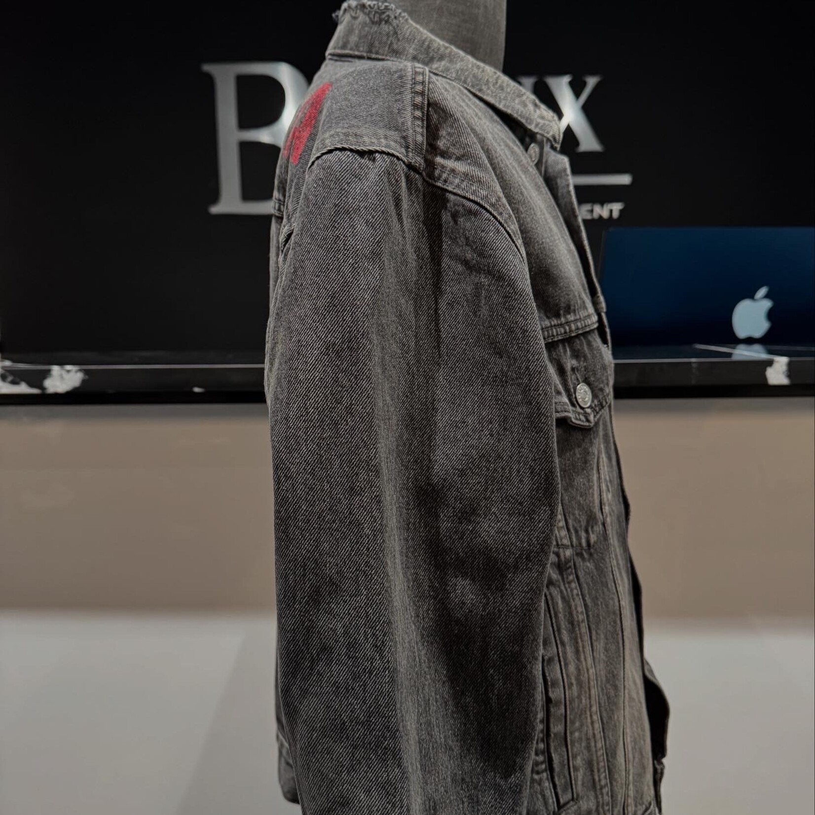 Balenciaga SOLD - Balenciaga Distressed Denim Jacket