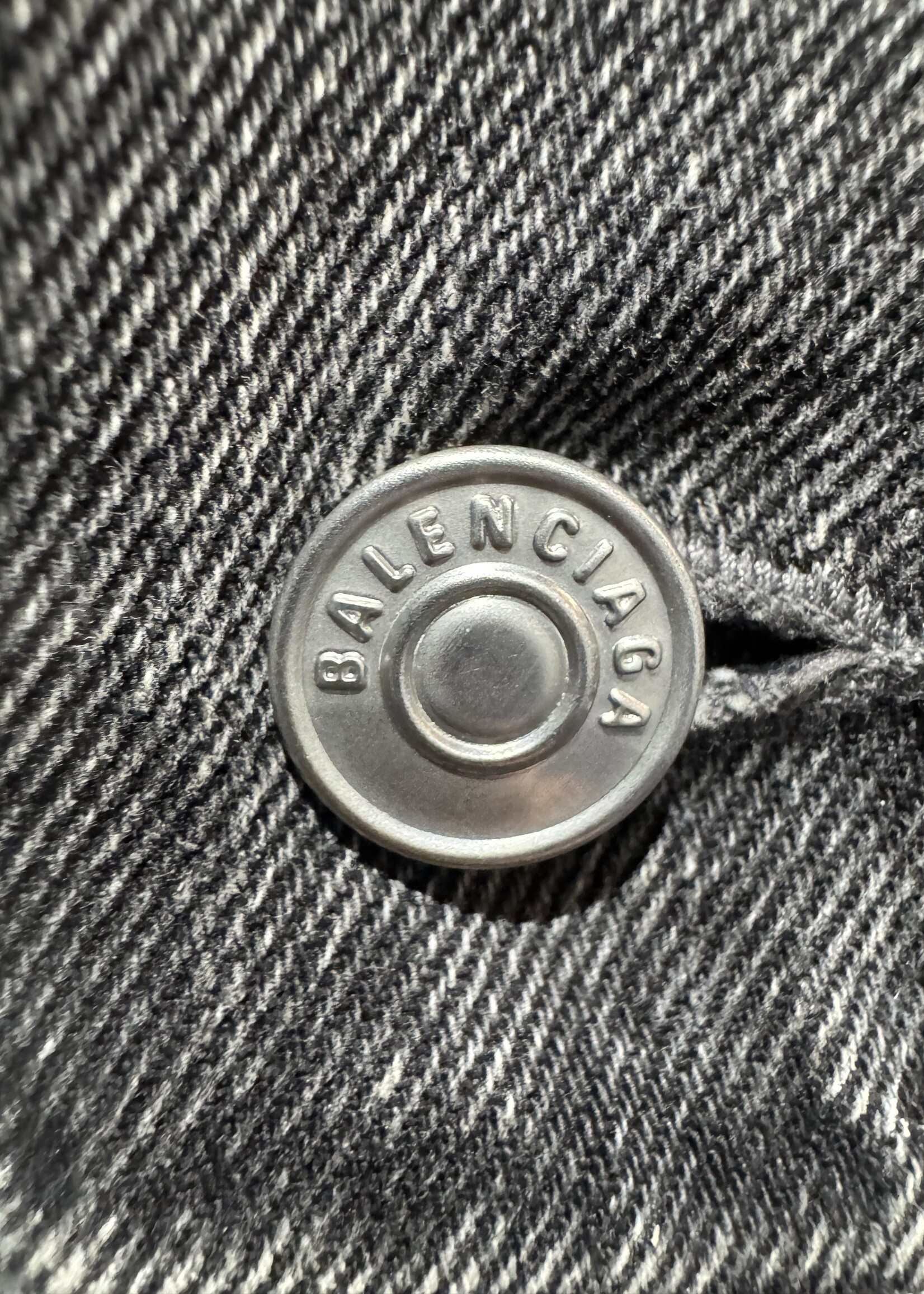 Balenciaga SOLD - Balenciaga Distressed Denim Jacket