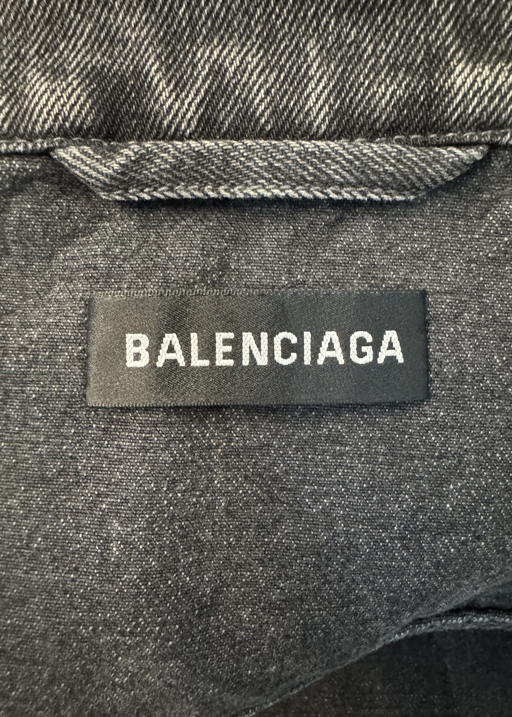 Balenciaga SOLD - Balenciaga Distressed Denim Jacket