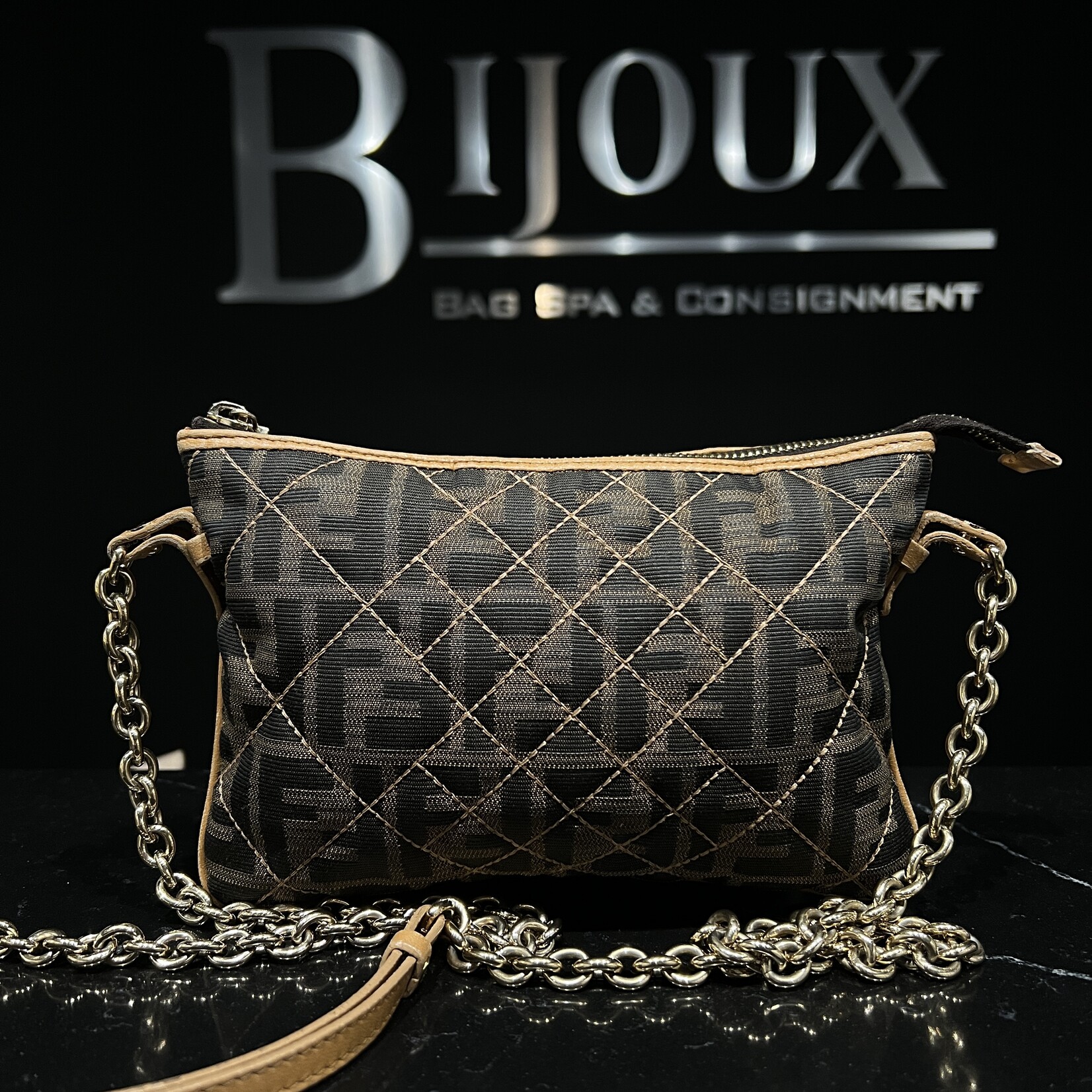 Fendi SOLD- Fendi Zucca Pochette