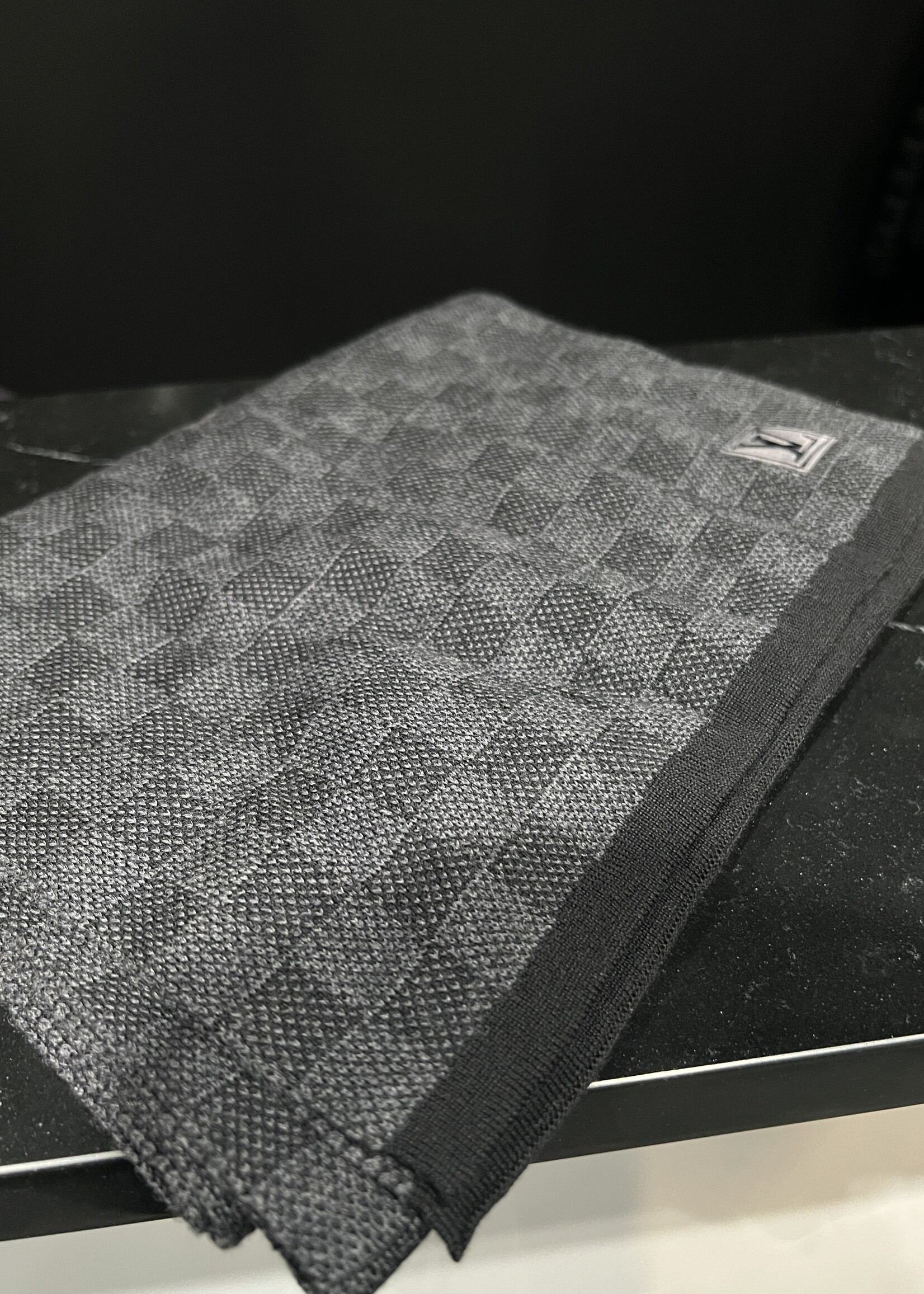 Louis Vuitton SOLD - Louis Vuitton Graphite Wool Scarf