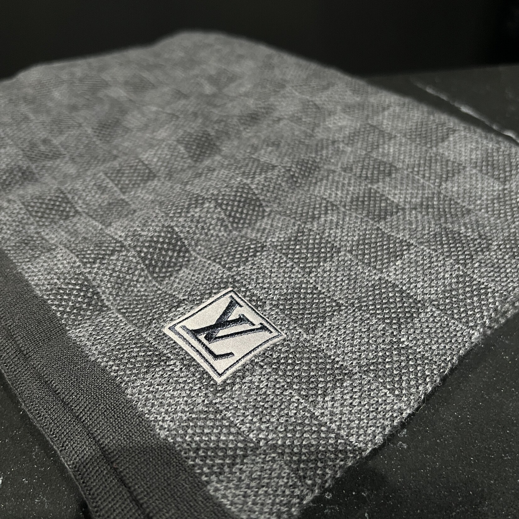 Louis Vuitton SOLD - Louis Vuitton Graphite Wool Scarf