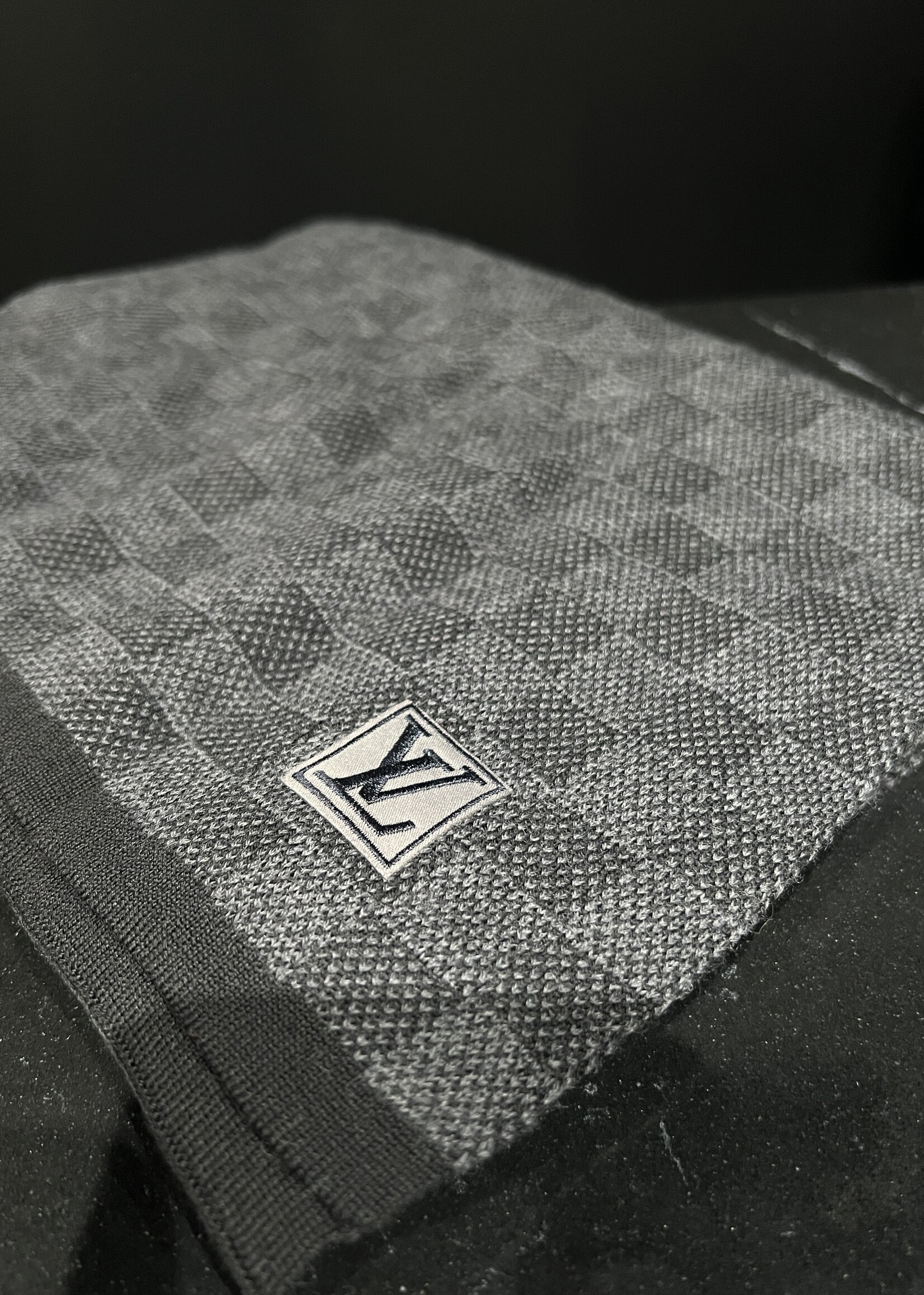 Louis Vuitton SOLD - Louis Vuitton Graphite Wool Scarf