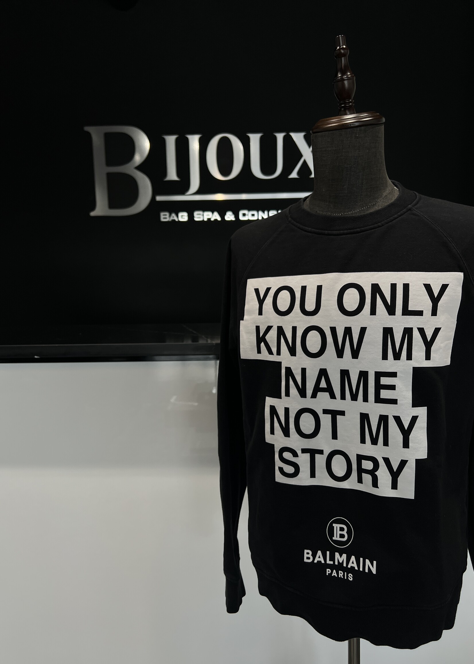 SOLD- Balmain Long Sleeve Shirt