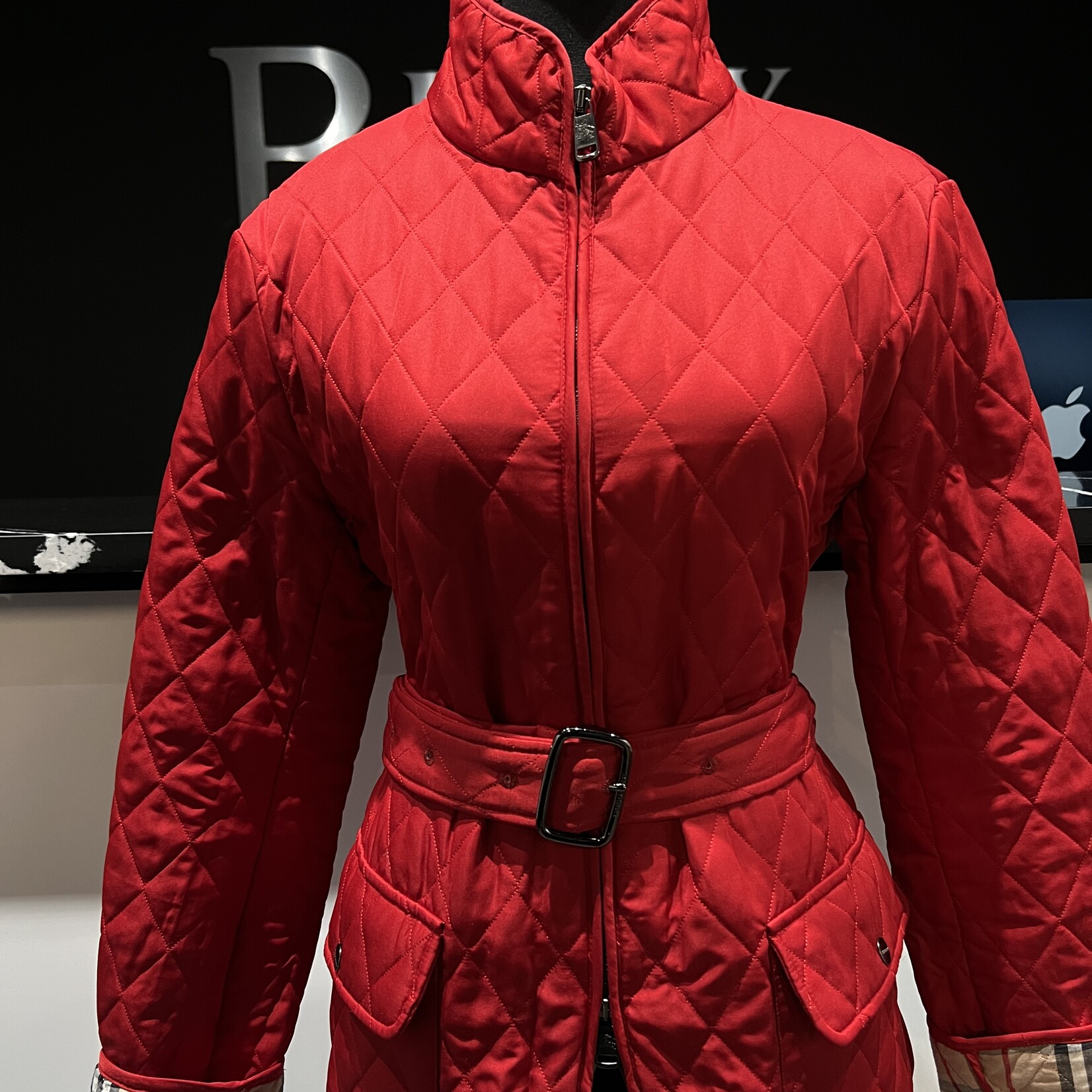 Burberry Burberry Quilted Red Jacket
