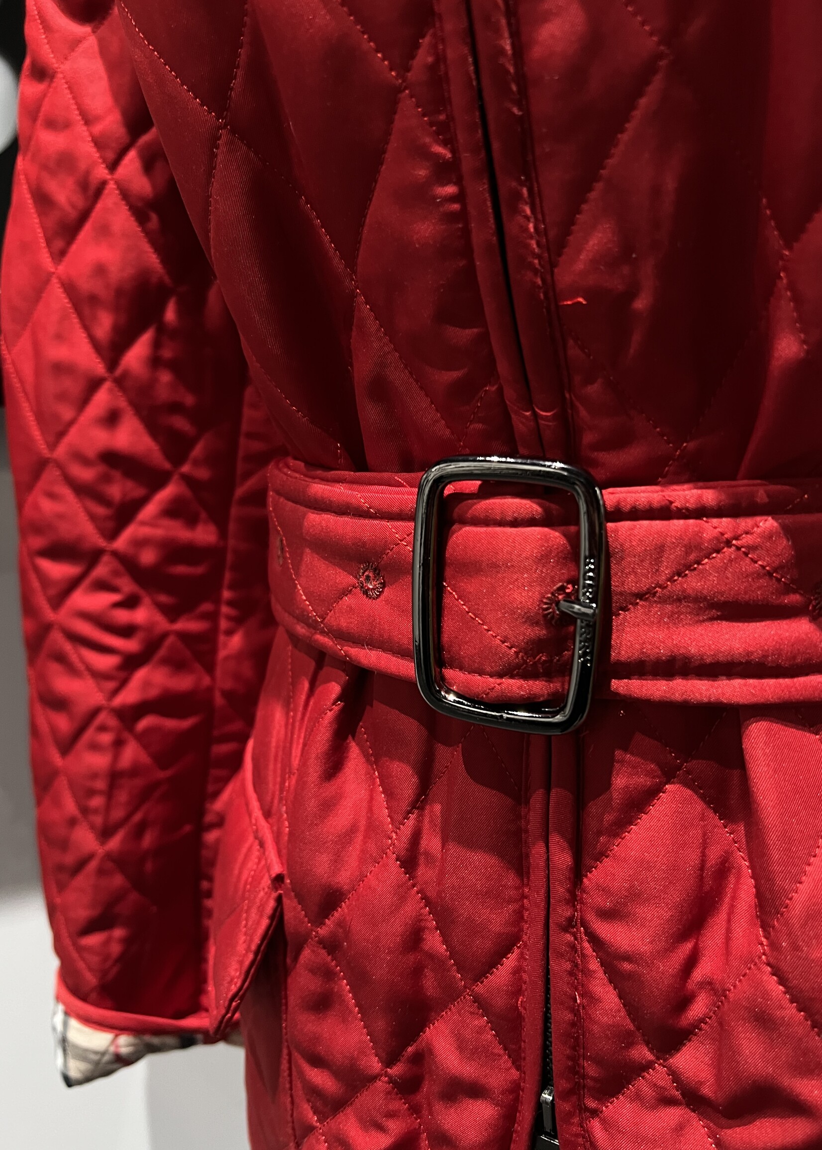 Burberry Burberry Quilted Red Jacket- US L
