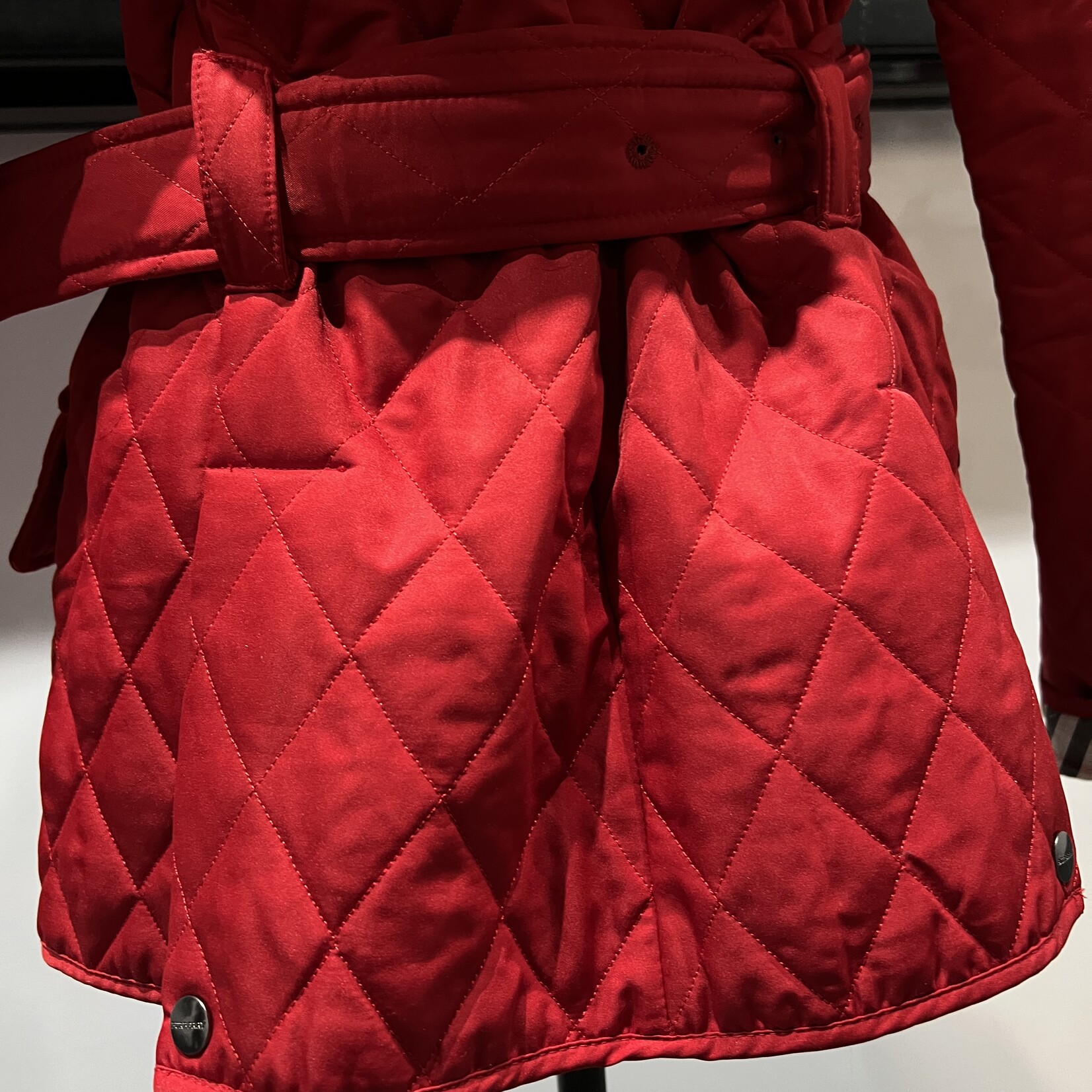 Burberry Burberry Quilted Red Jacket