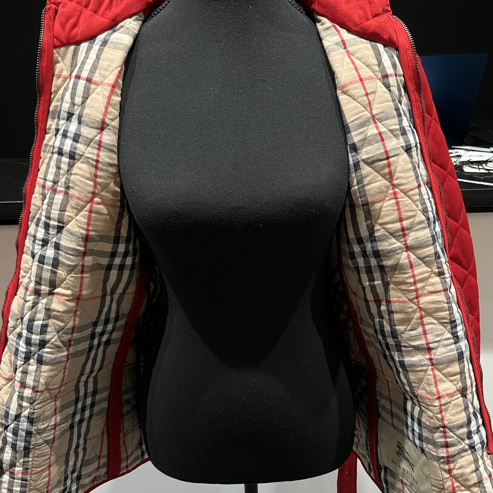 Burberry Burberry Quilted Red Jacket