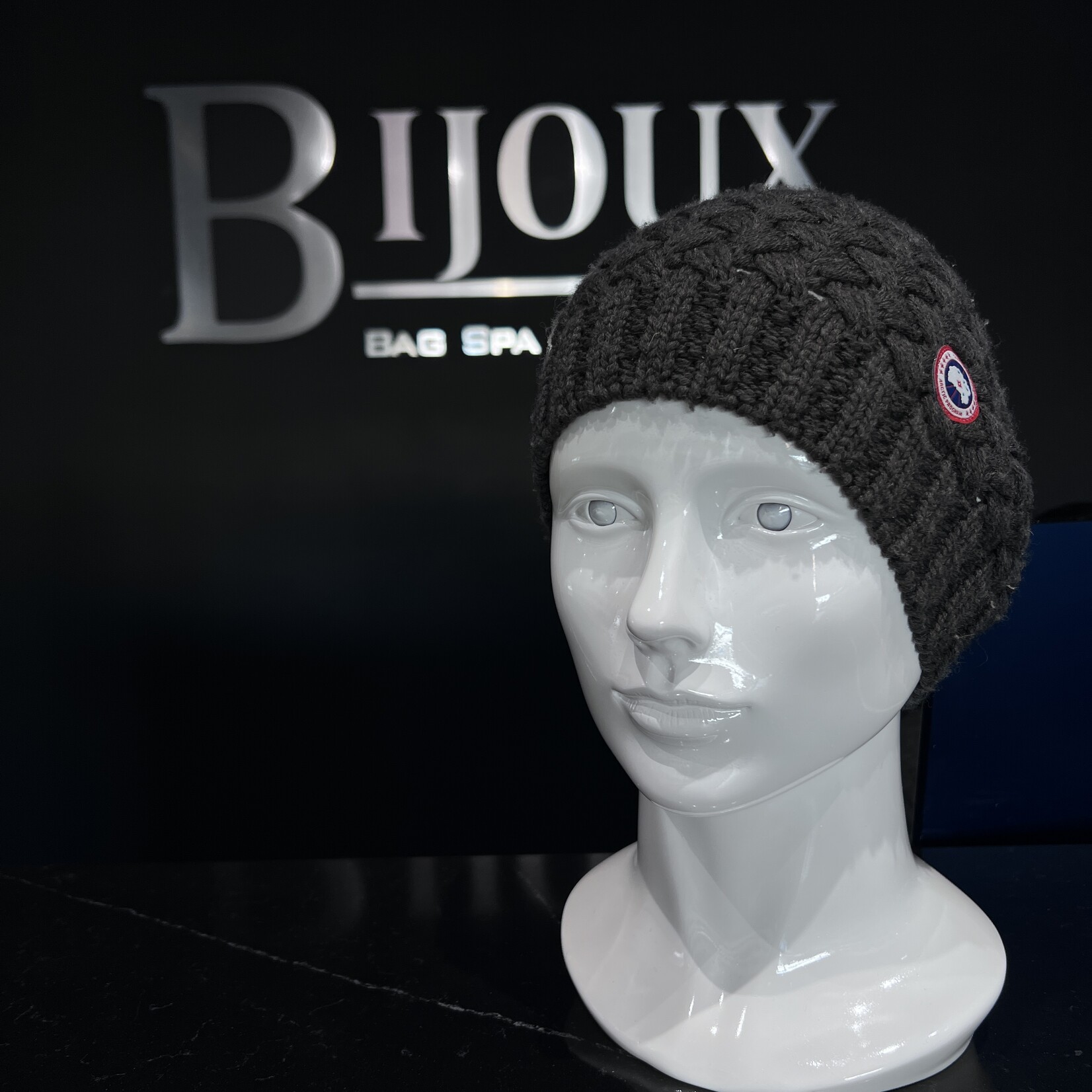 SOLD - Canada Goose Grey Knitted Toque