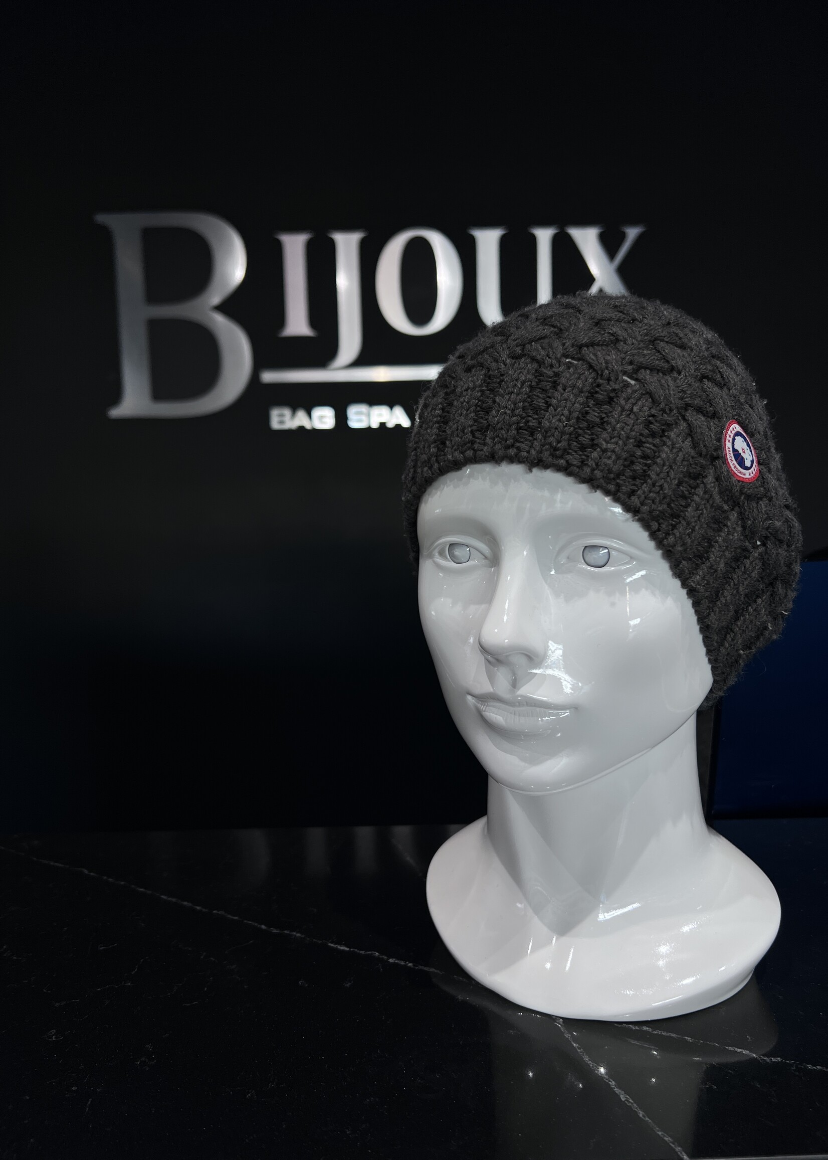 SOLD - Canada Goose Grey Knitted Toque