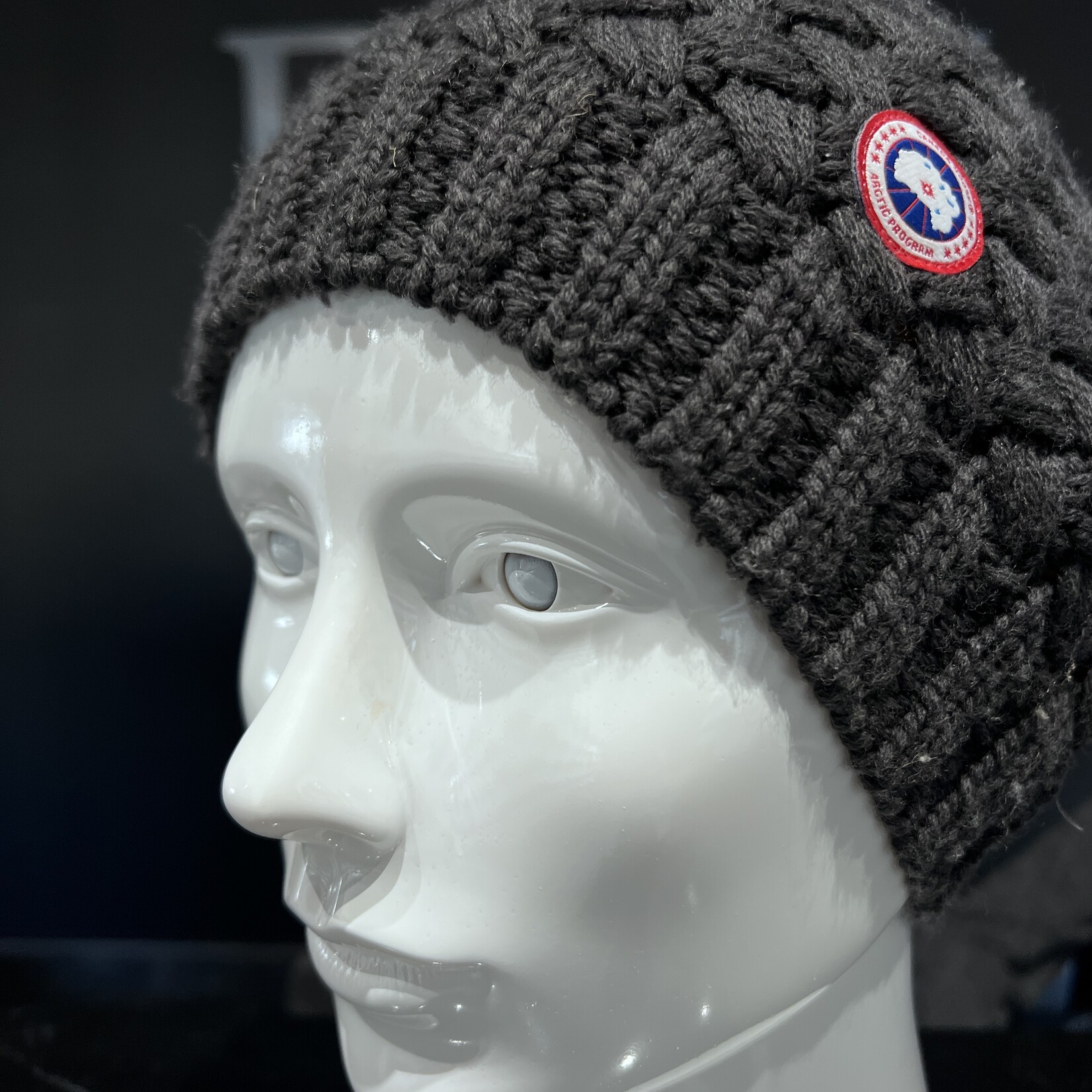 SOLD - Canada Goose Grey Knitted Toque