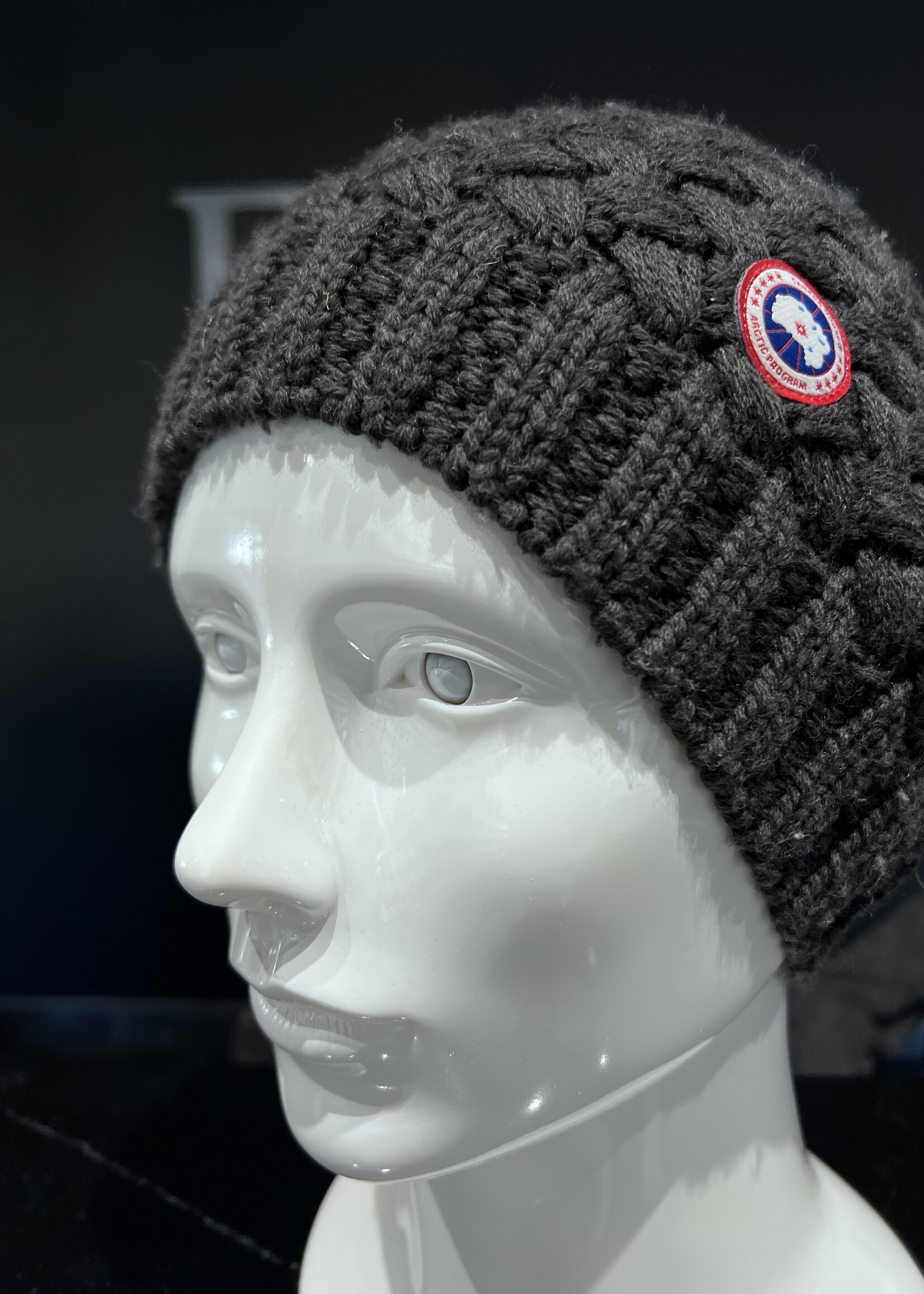 SOLD - Canada Goose Grey Knitted Toque