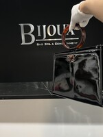 Chanel SOLD - Chanel Tortoise Top Handle Patent