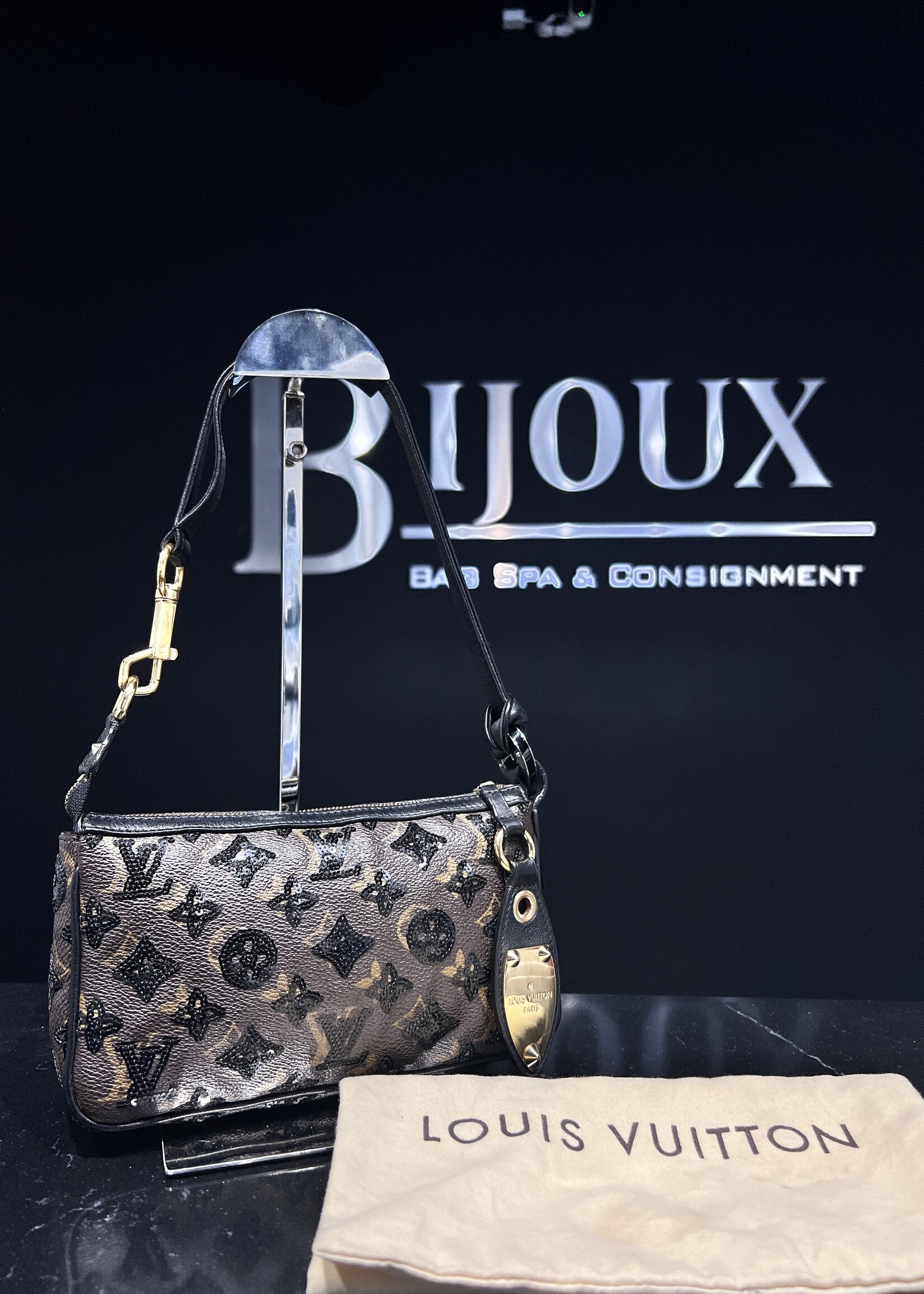 Louis Vuitton SOLD - Louis Vuitton Reverse Sequin Pochette