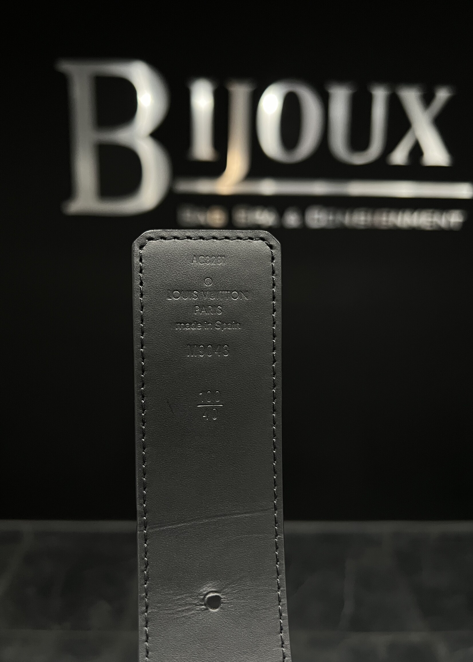 Louis Vuitton SOLD - Louis Vuitton Reverse Monogram Eclipse Belt