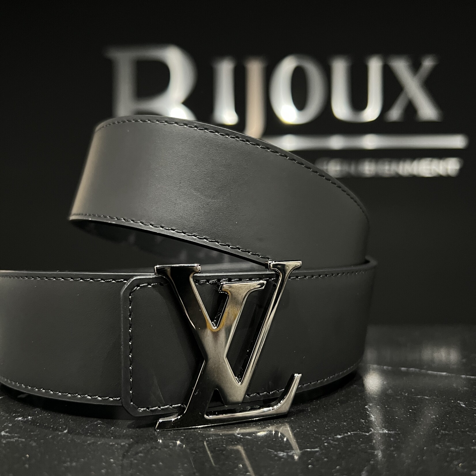 Louis Vuitton SOLD - Louis Vuitton Reverse Monogram Eclipse Belt