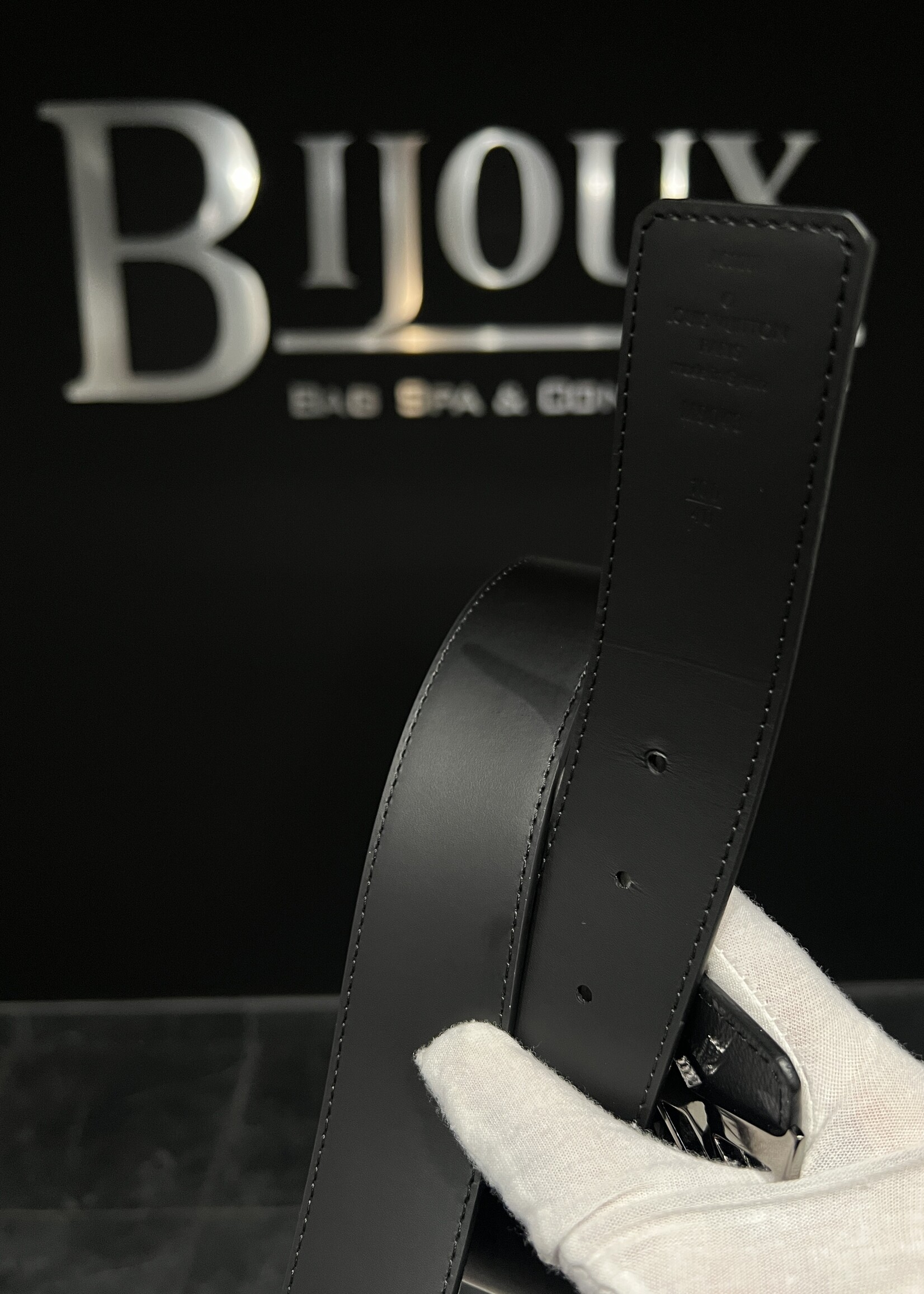 Louis Vuitton SOLD - Louis Vuitton Reverse Monogram Eclipse Belt