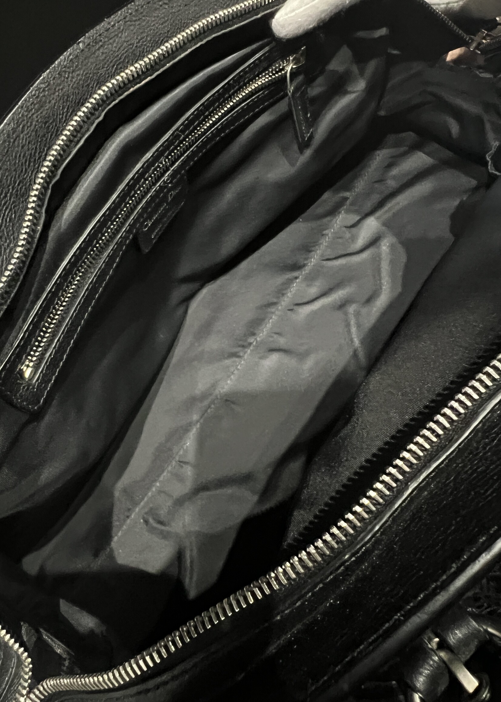 Christian Dior SOLD- Dior Black Monogram Satchel Bag