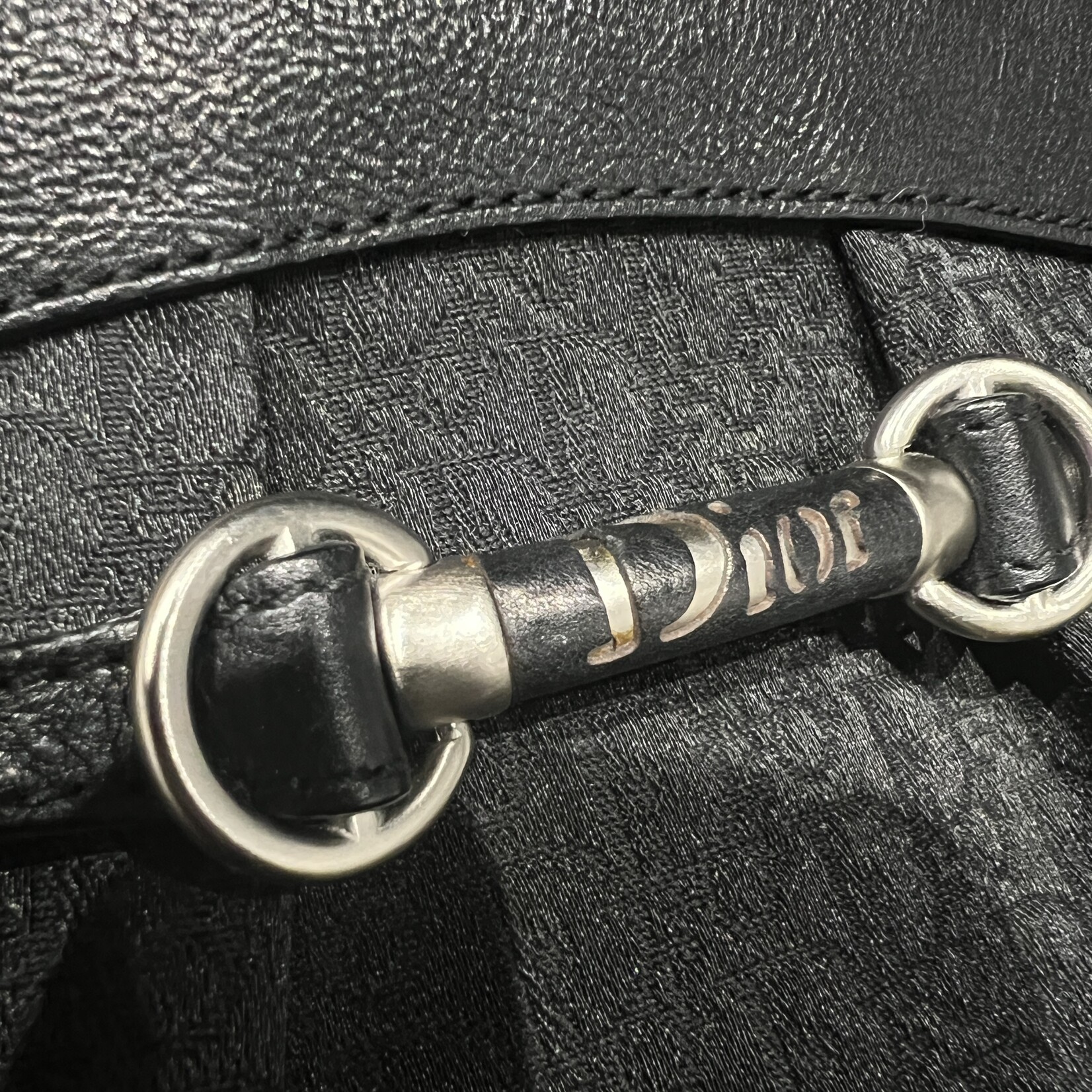 Christian Dior SOLD- Dior Black Monogram Satchel Bag