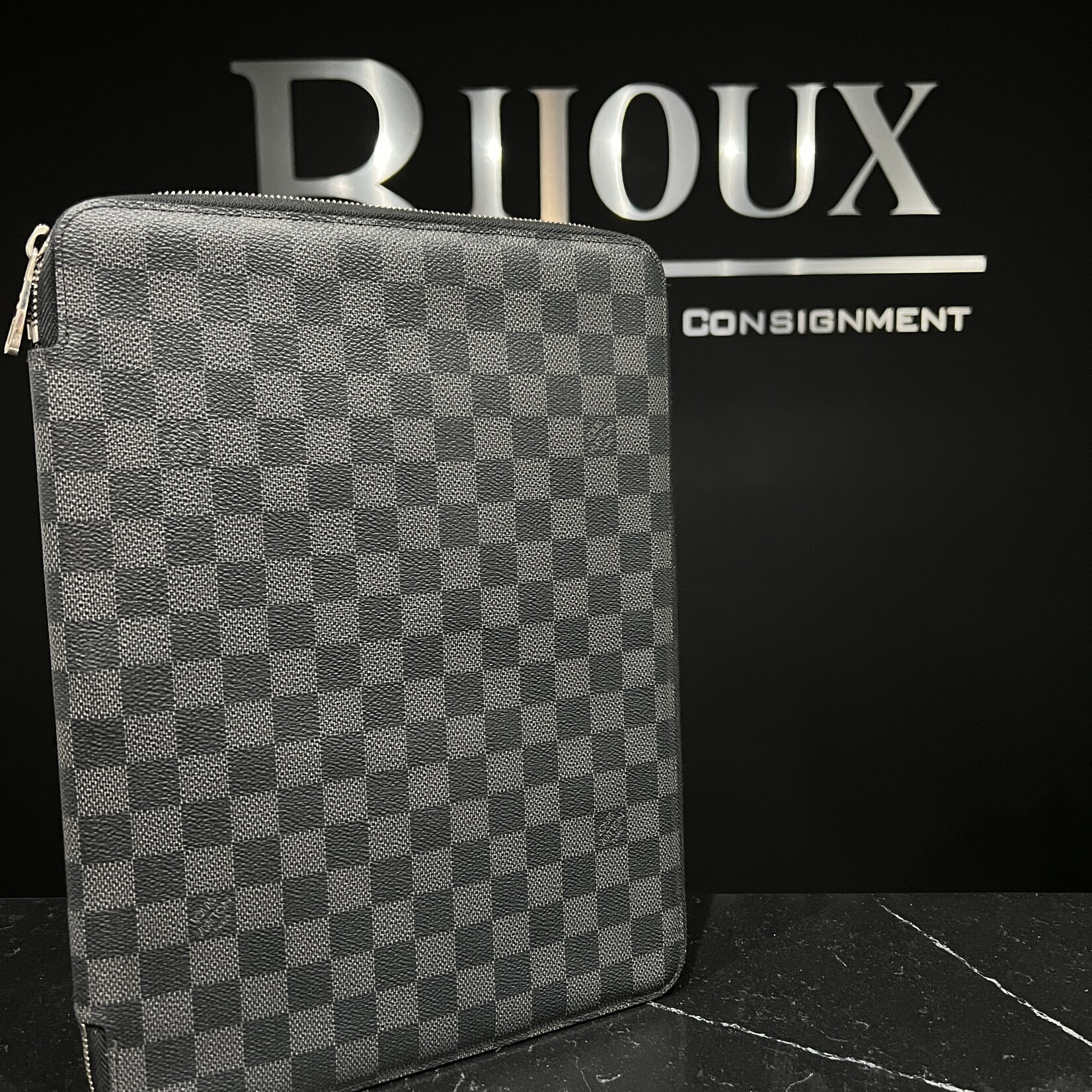 Louis Vuitton Louis Vuitton Document Holder Damier Graphite