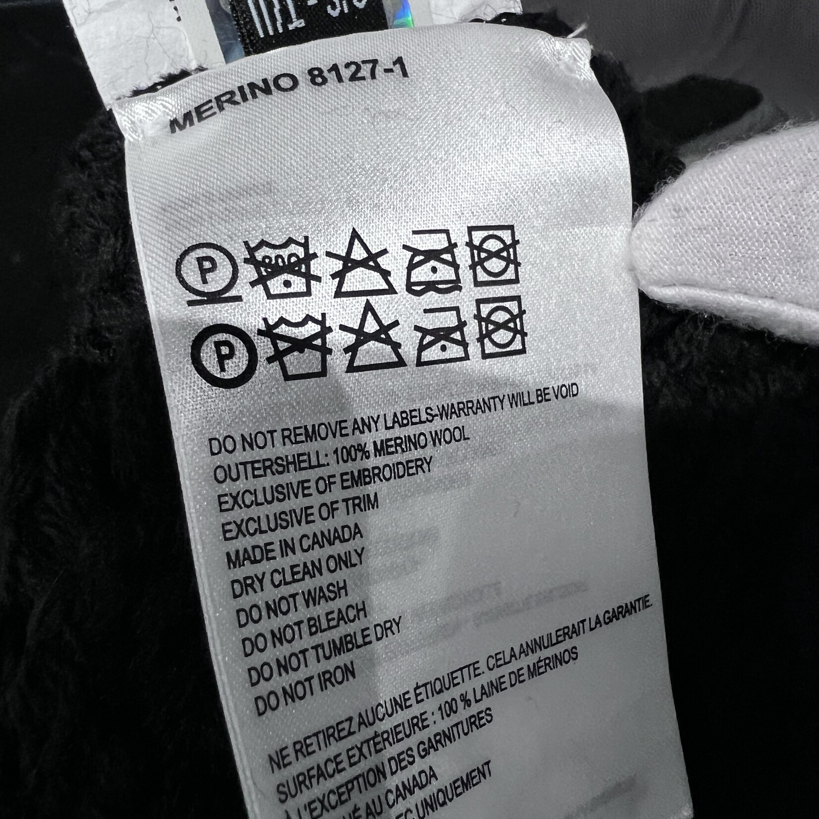 SOLD - Canada Goose Black Knitted Toque