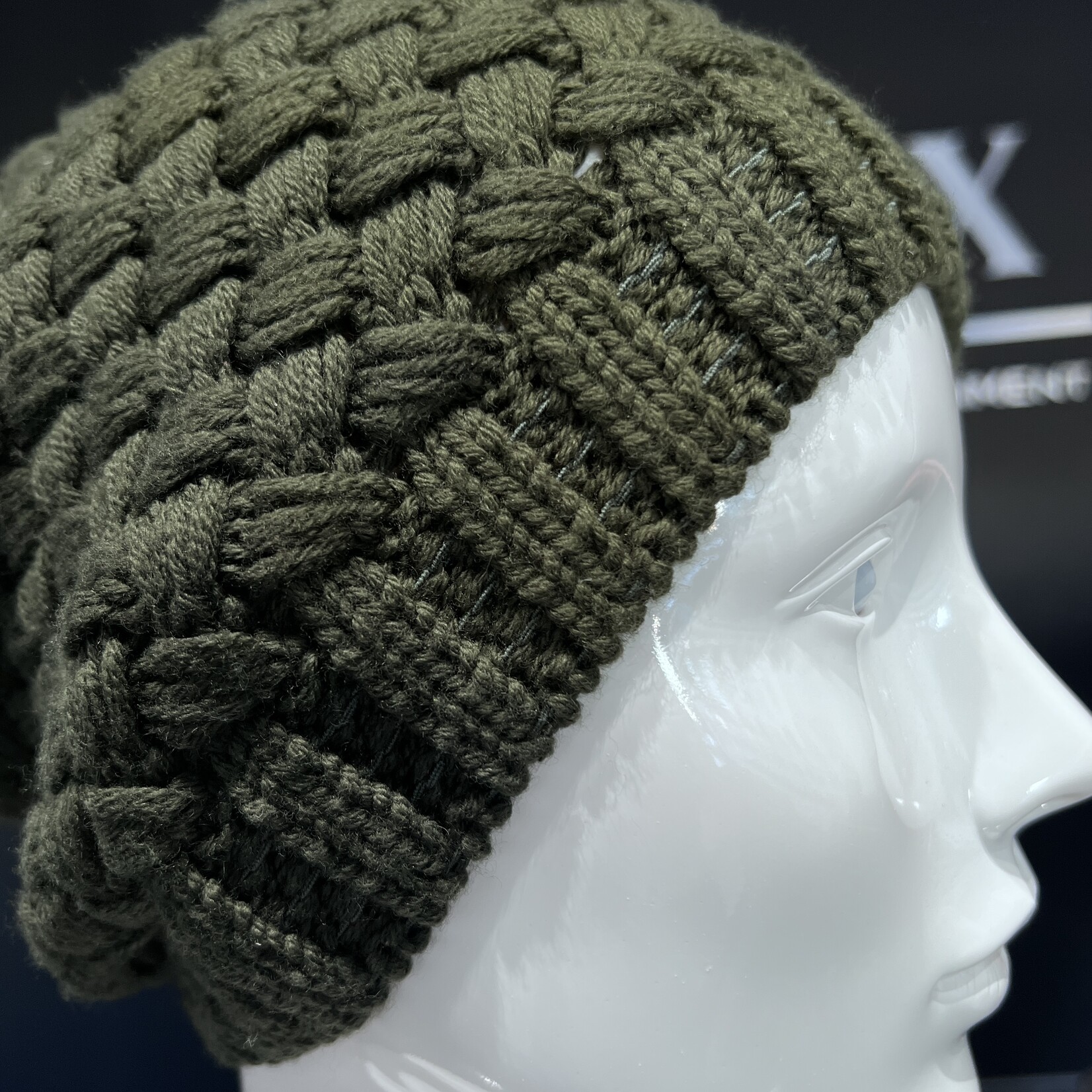SOLD - Canada Goose Green Knitted Toque