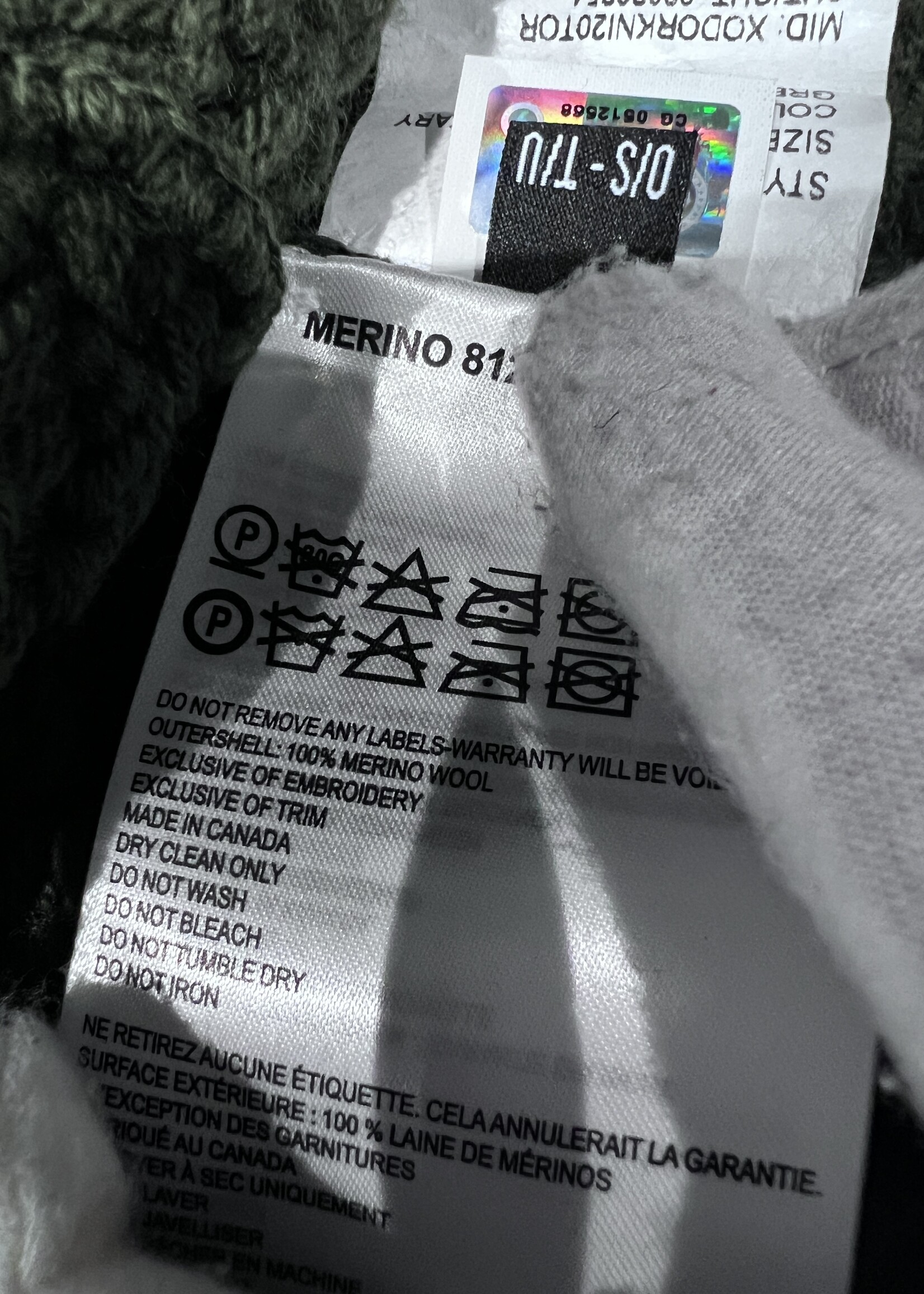 SOLD - Canada Goose Green Knitted Toque