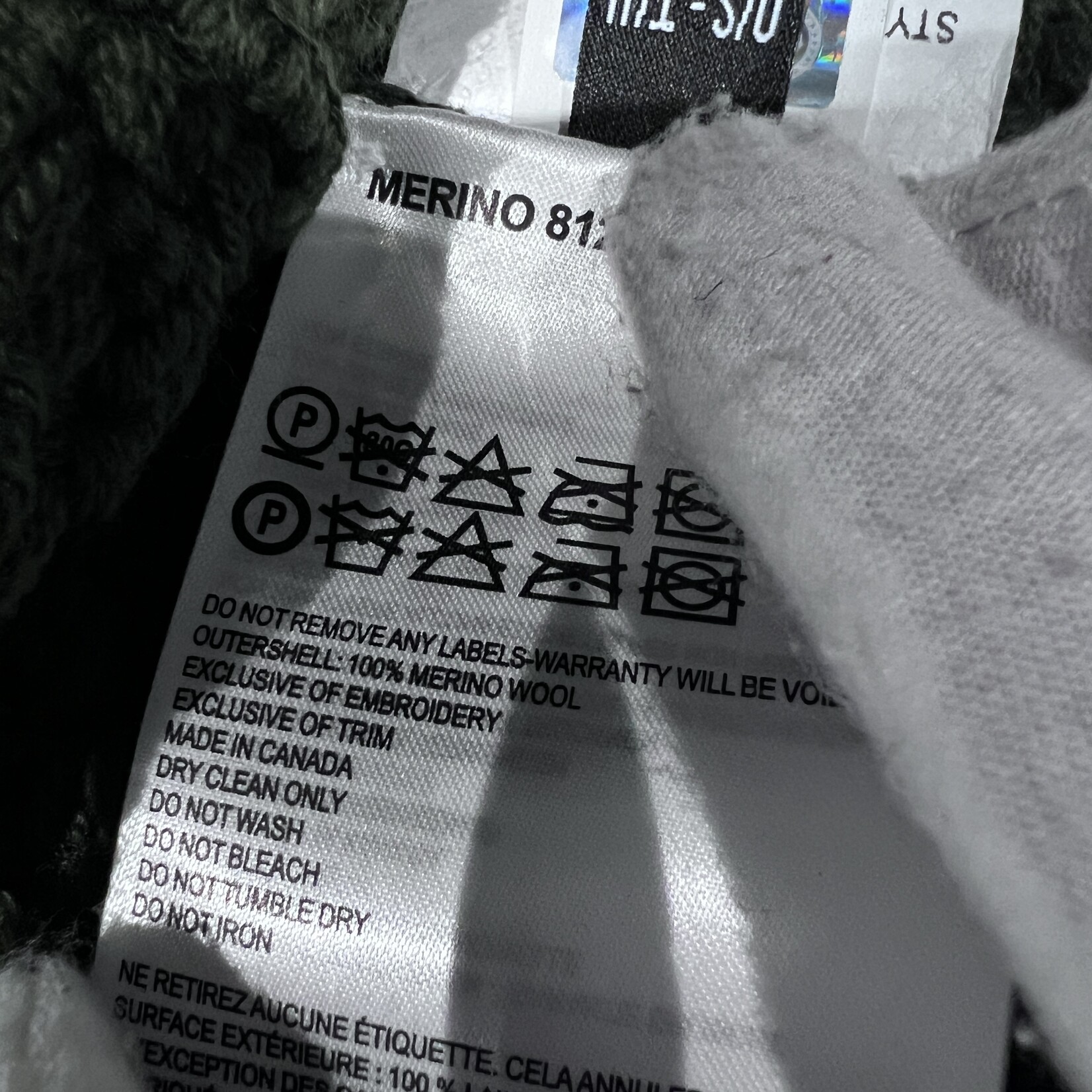 SOLD - Canada Goose Green Knitted Toque