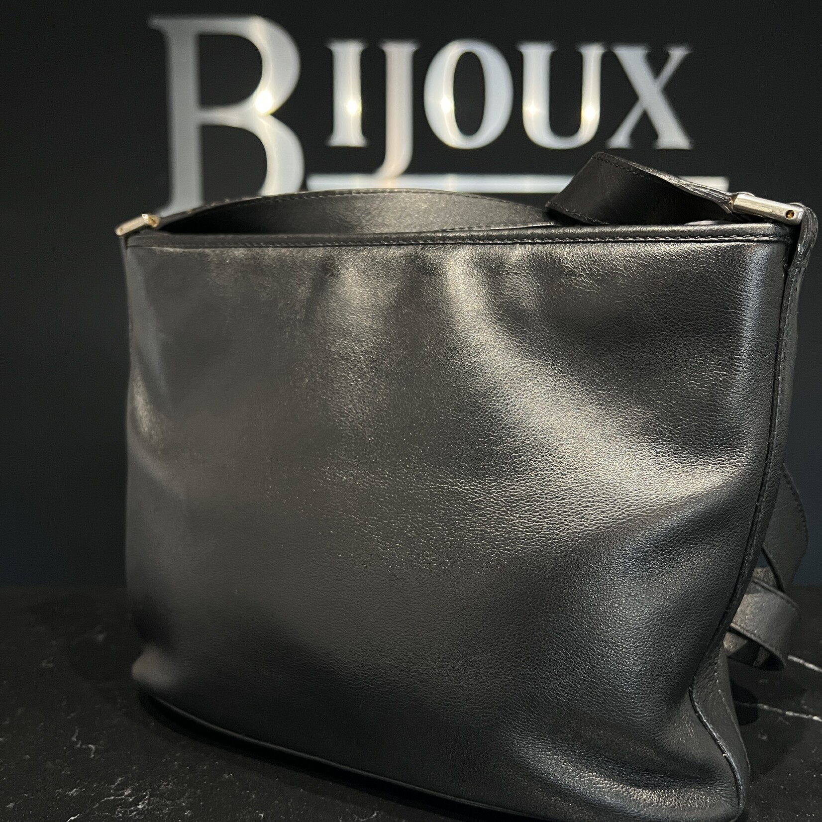 Celine SOLD- Celine Black Leather Bag