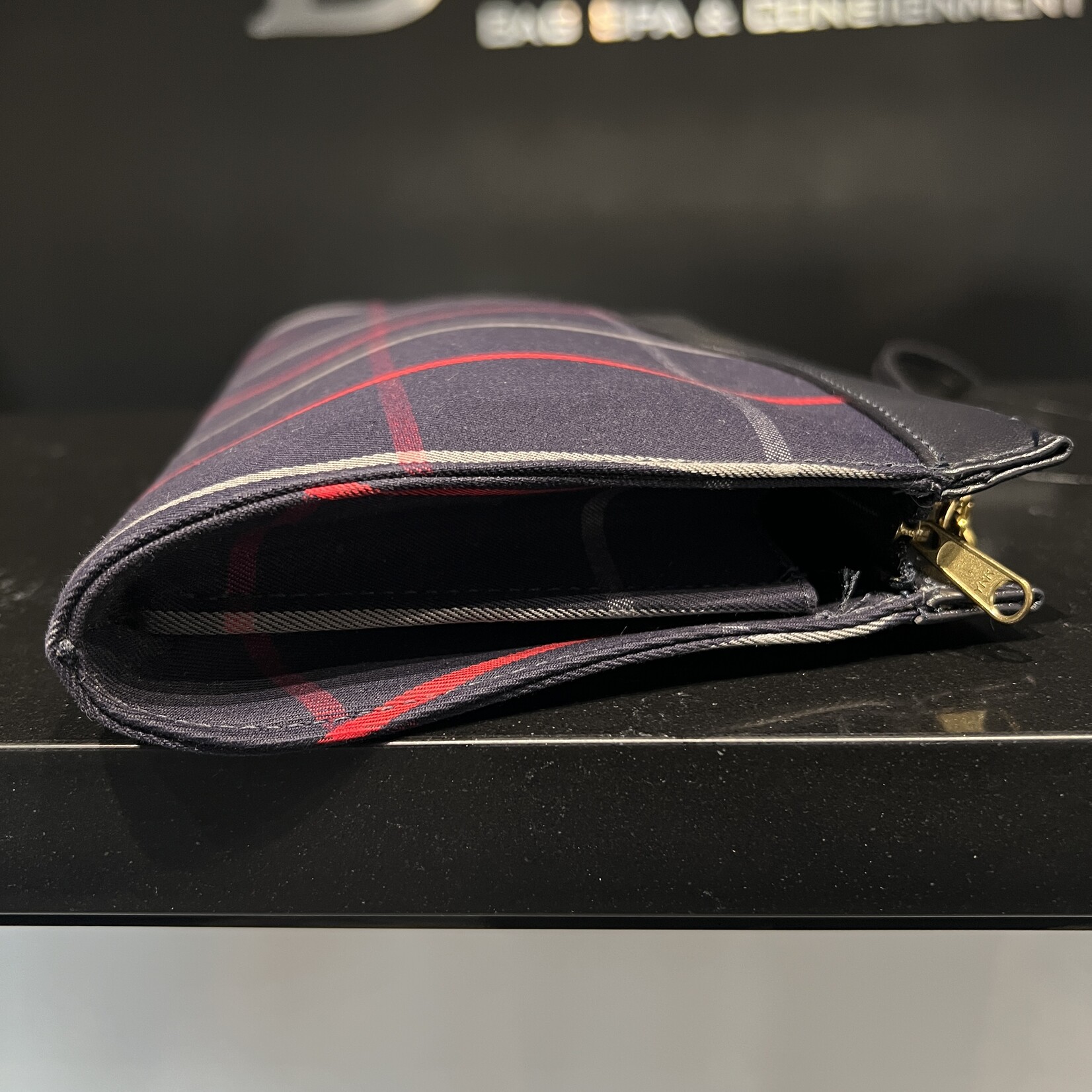 Burberry SOLD - Burberry Crossbody Navy/Red