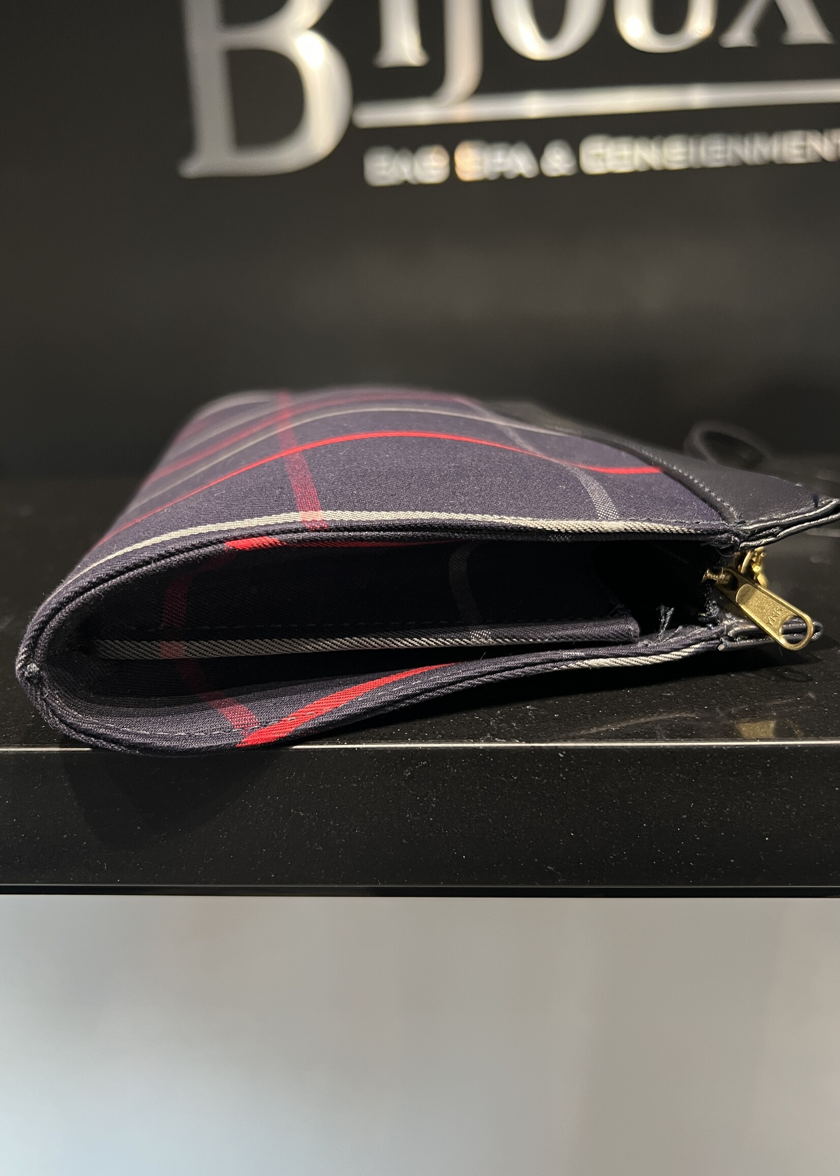 Burberry SOLD - Burberry Crossbody Navy/Red