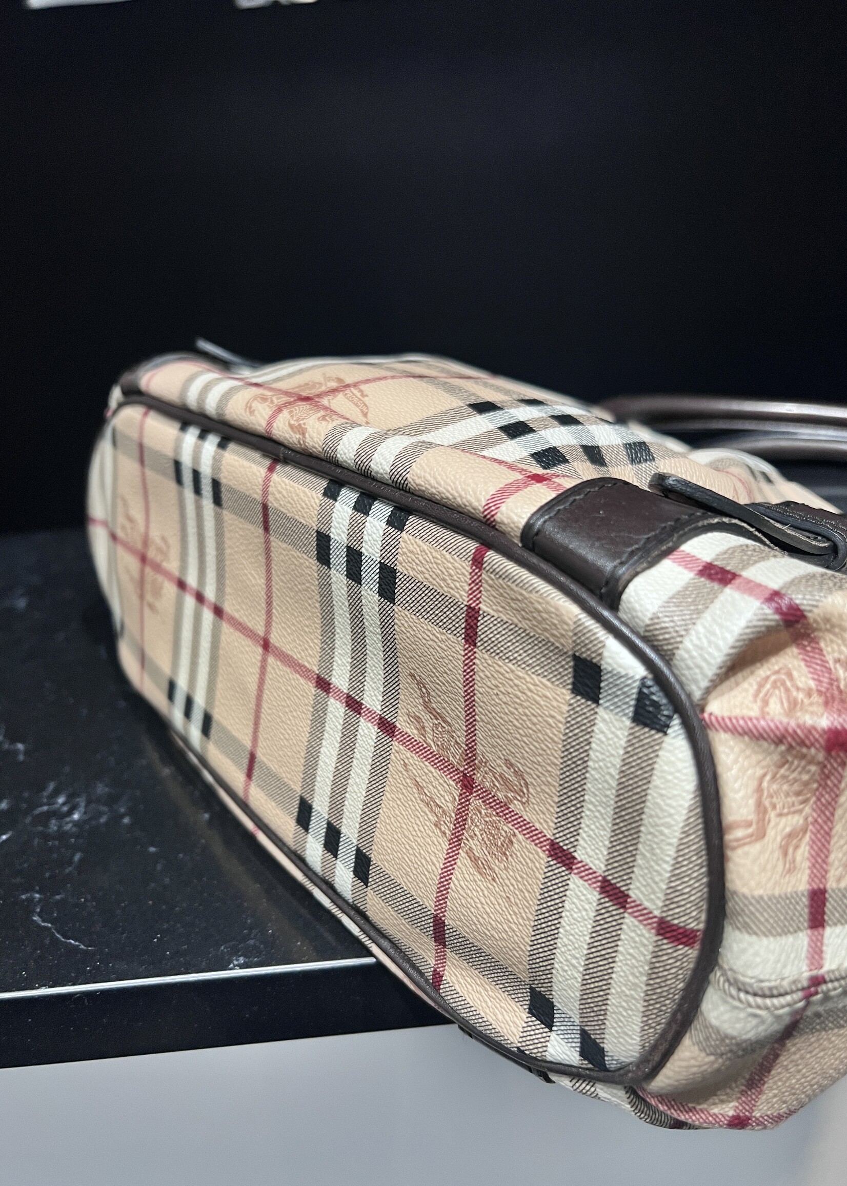 Burberry SOLD - Burberry Haymarket Tote Strap