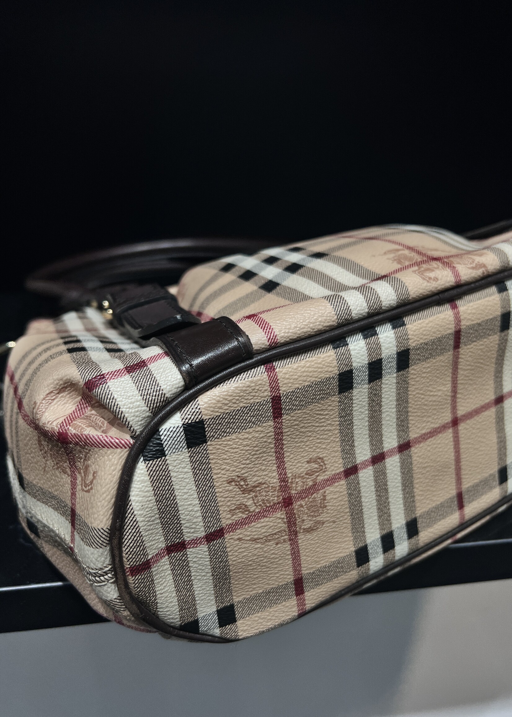 Burberry SOLD - Burberry Haymarket Tote Strap