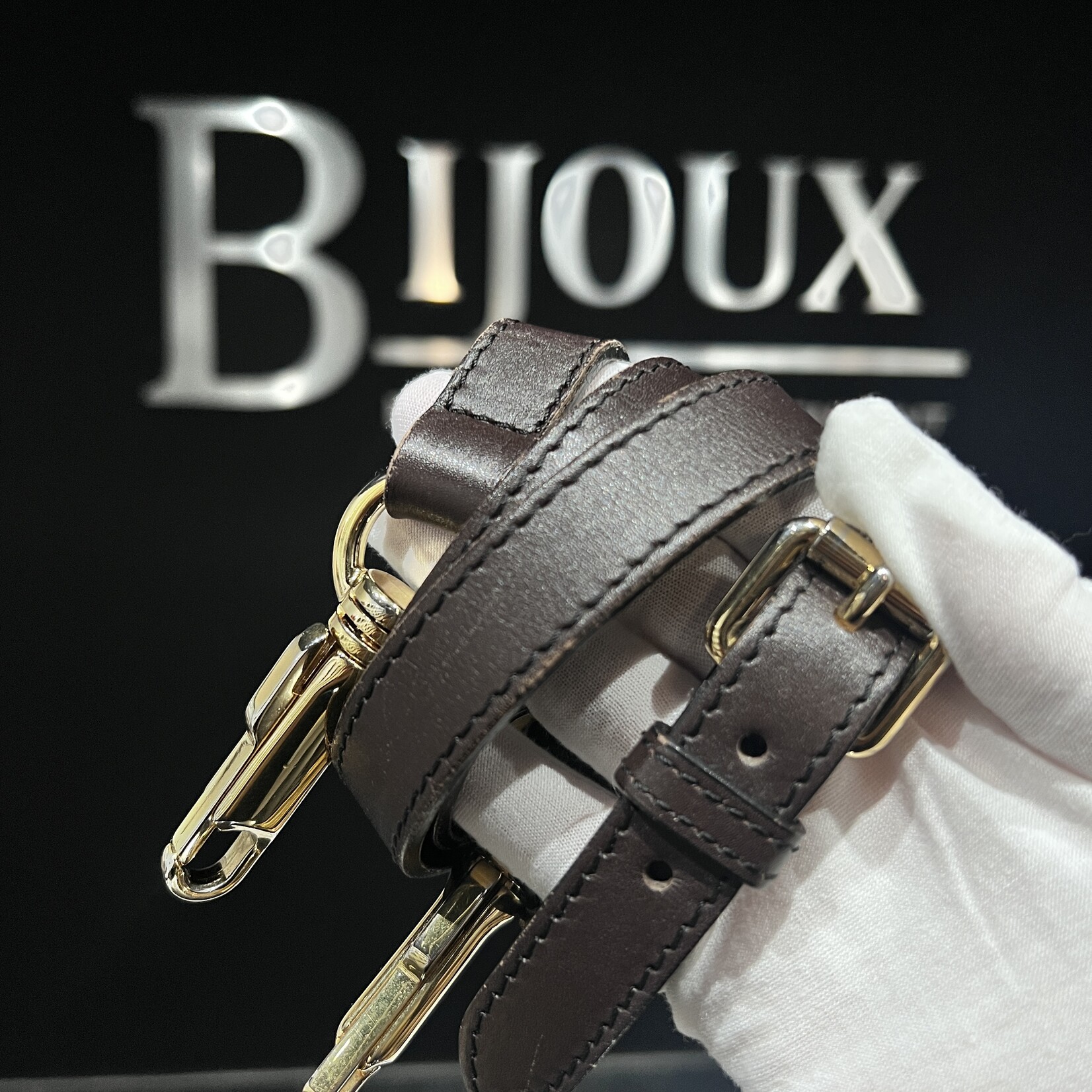 Burberry SOLD - Burberry Haymarket Tote Strap